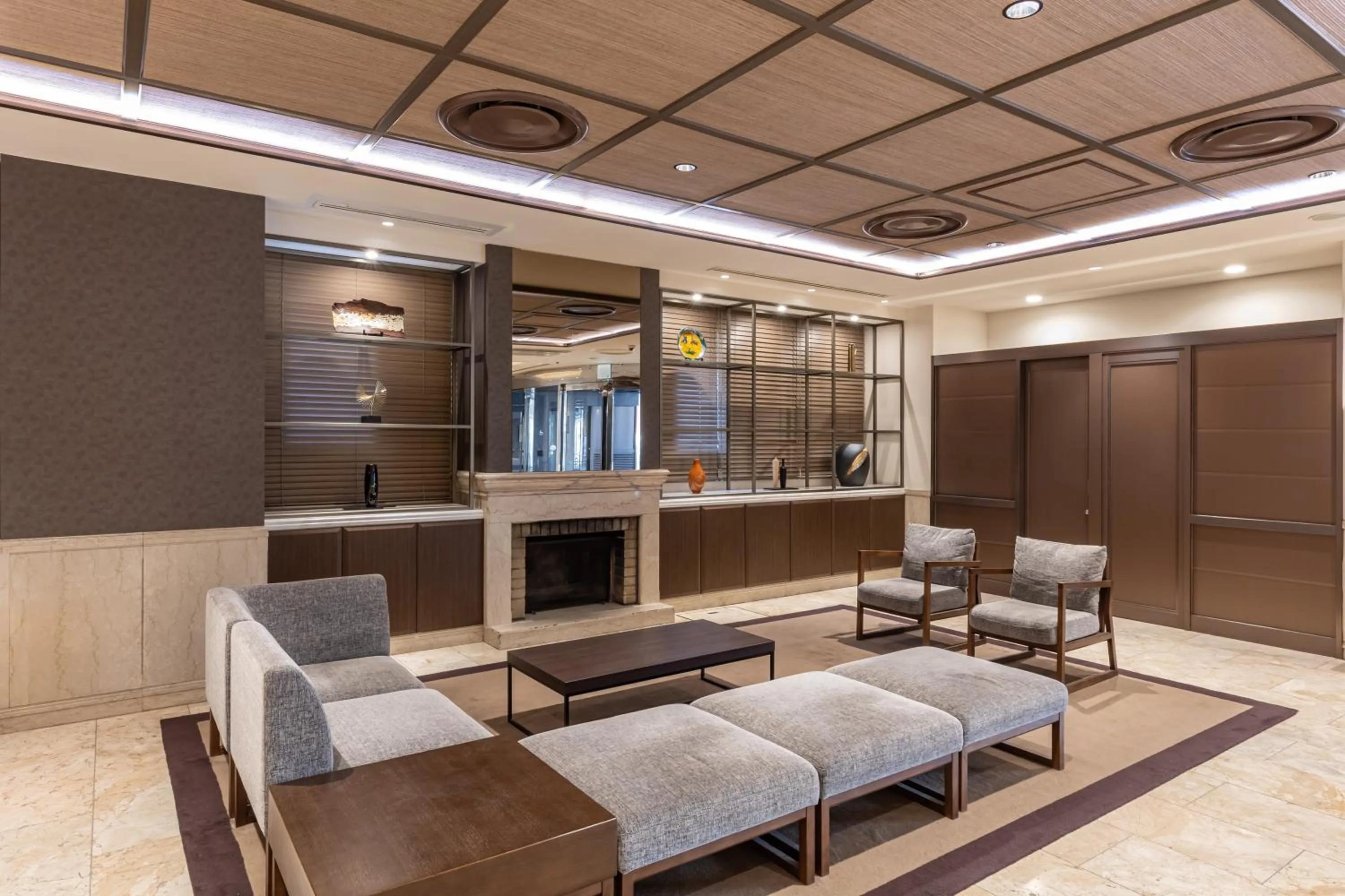 Lobby or reception in HOTEL MYSTAYS Kanazawa Katamachi