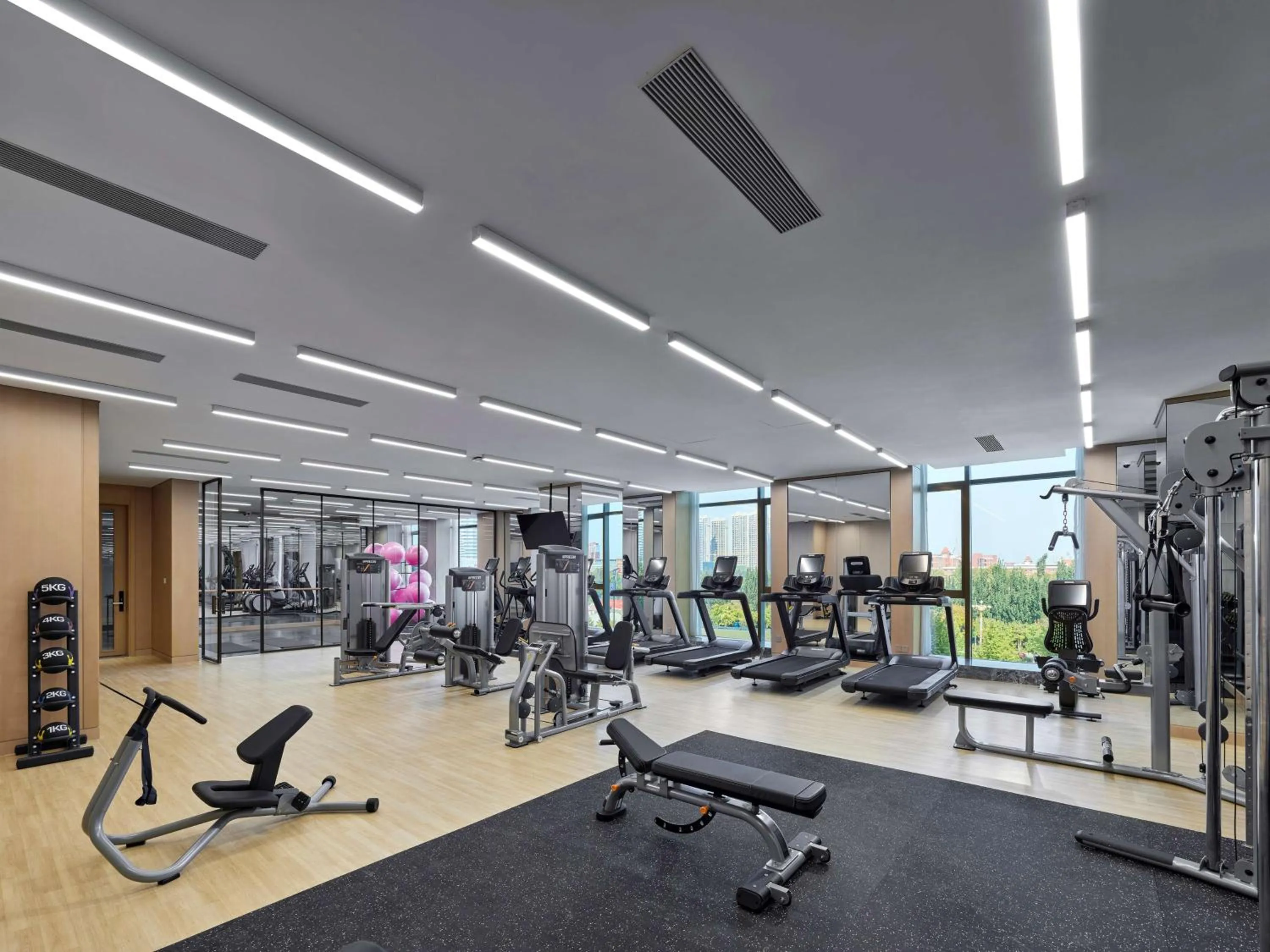 Fitness centre/facilities in Doubletree By Hilton Baoding