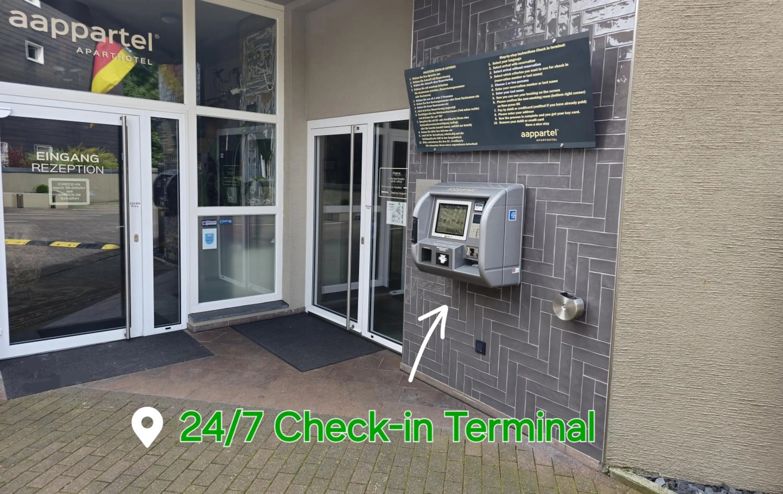 Facade/entrance in aappartel APARTHOTEL Herford