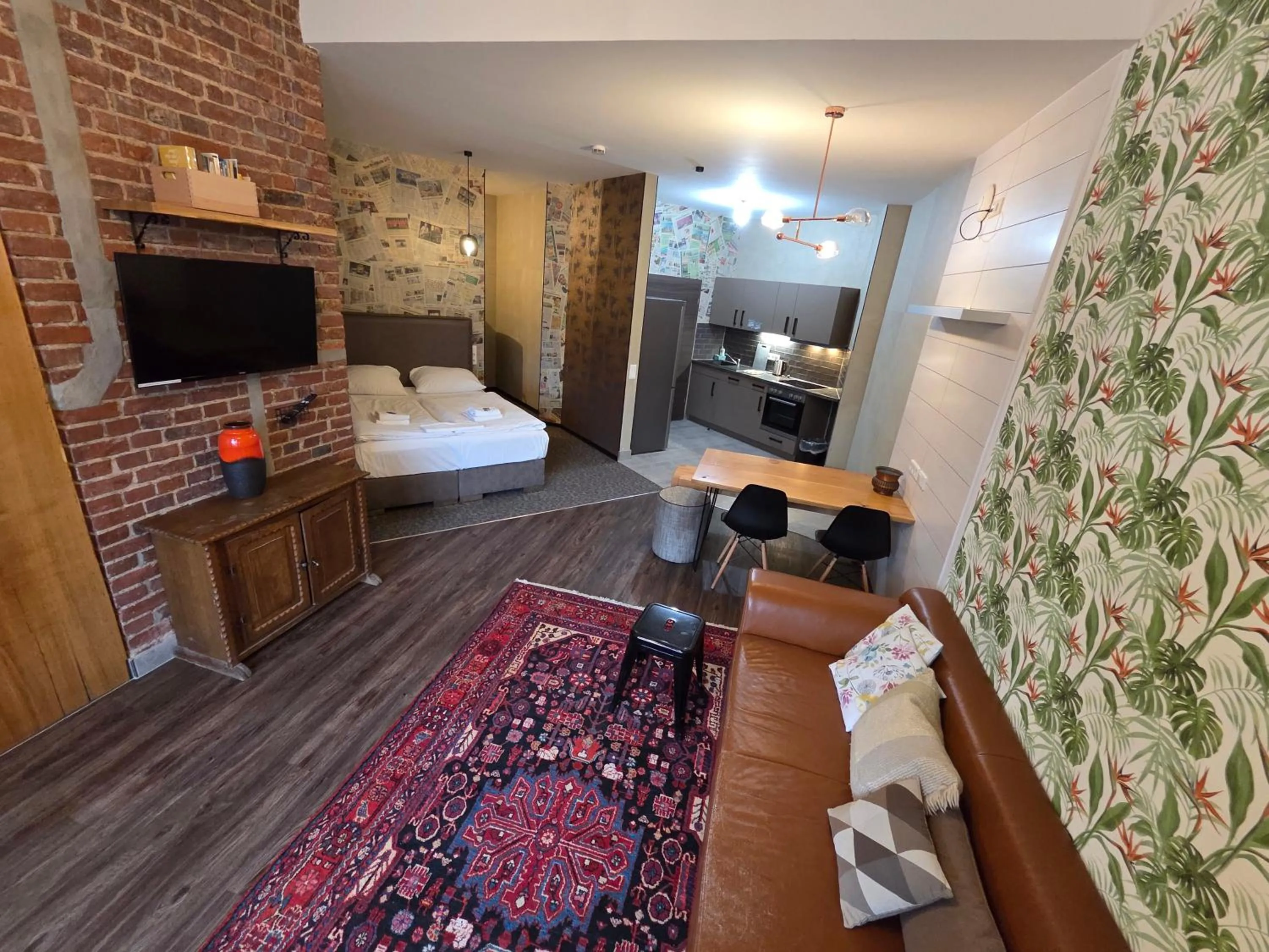 Bed in aappartel APARTHOTEL Herford