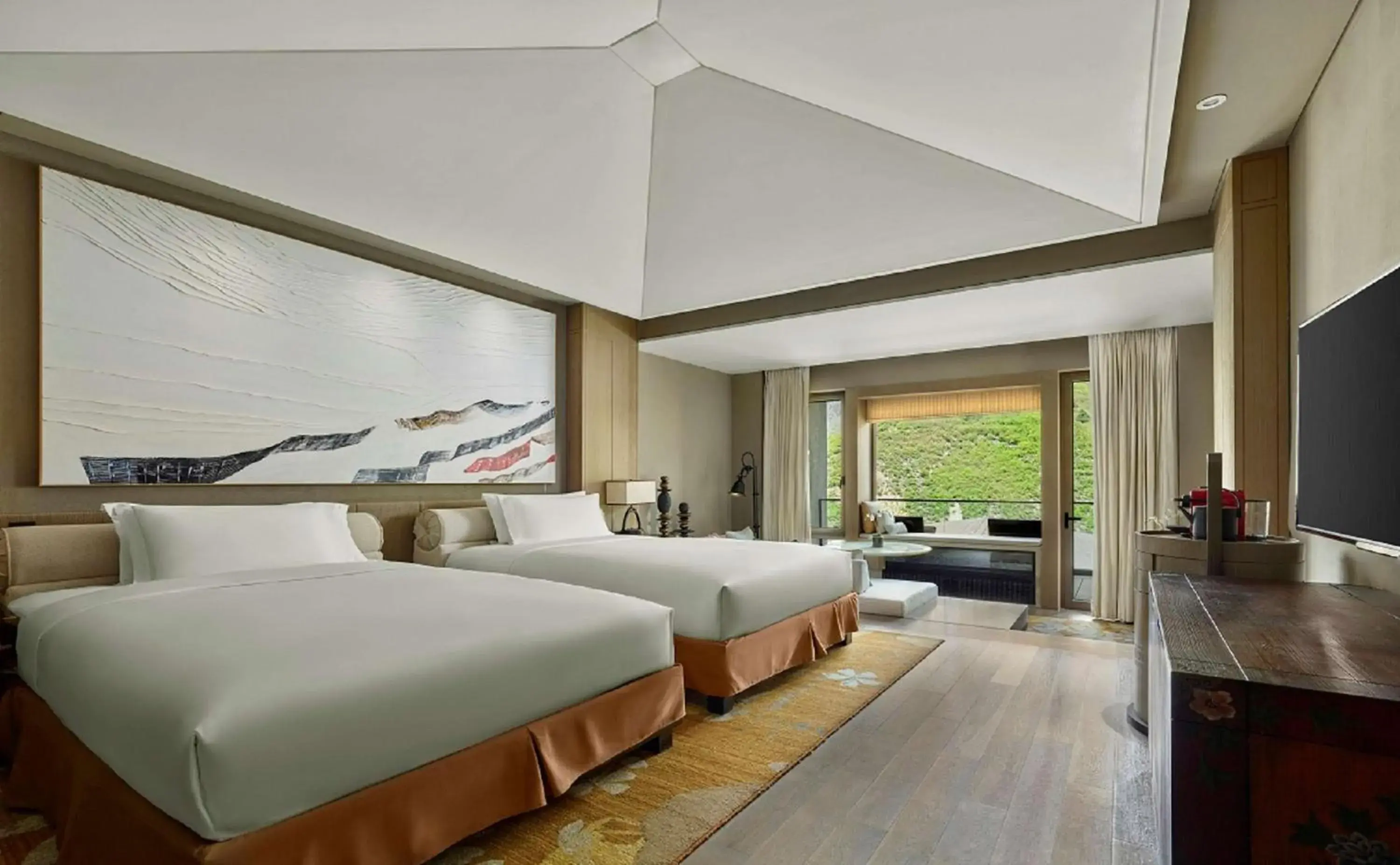 Premium Twin Room in Conrad Jiuzhaigou Premium Twin Room in Conrad Jiuzhaigou