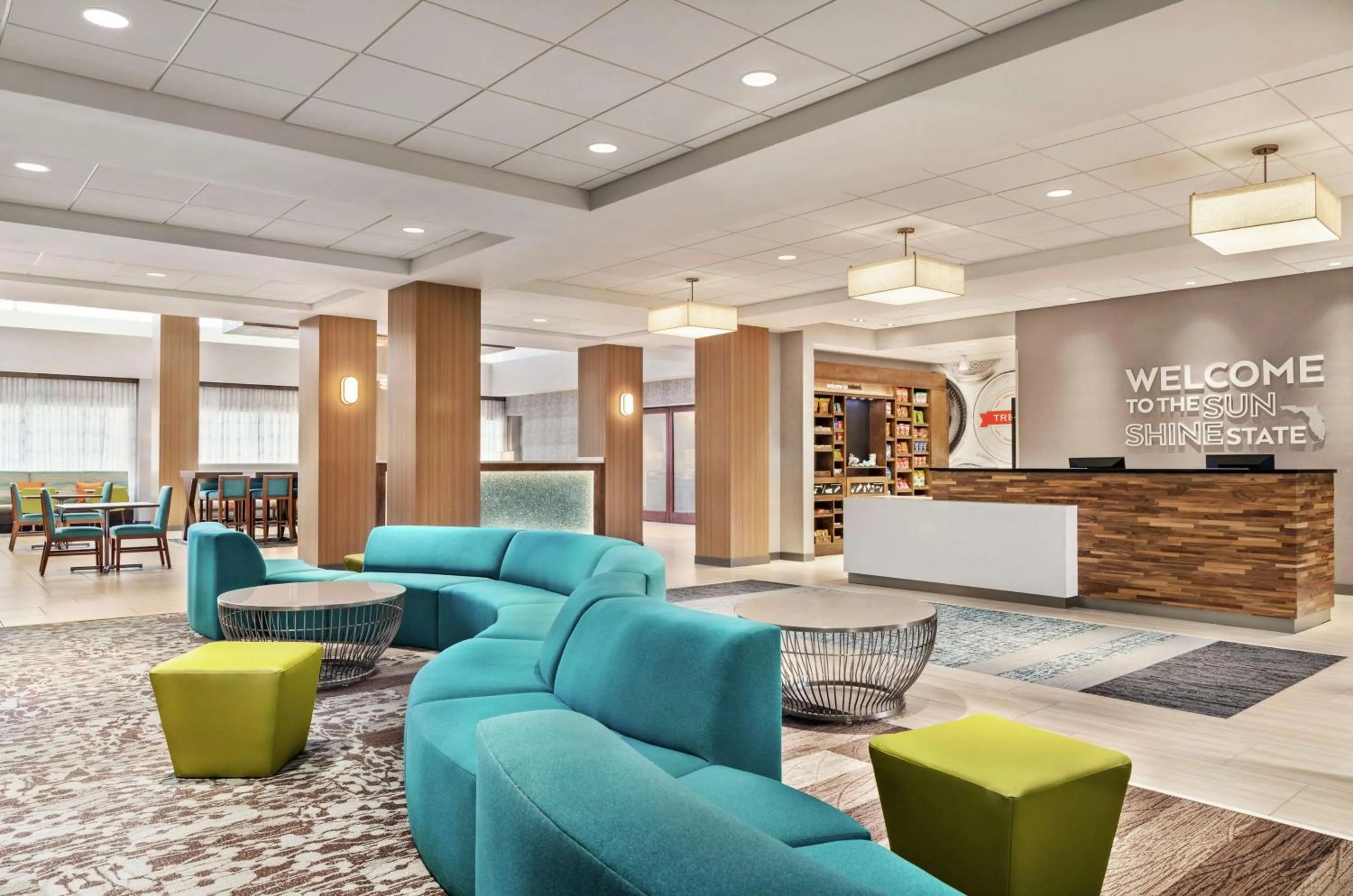 Lobby or reception in Hampton Inn & Suites Miami, Kendall, Executive Airport