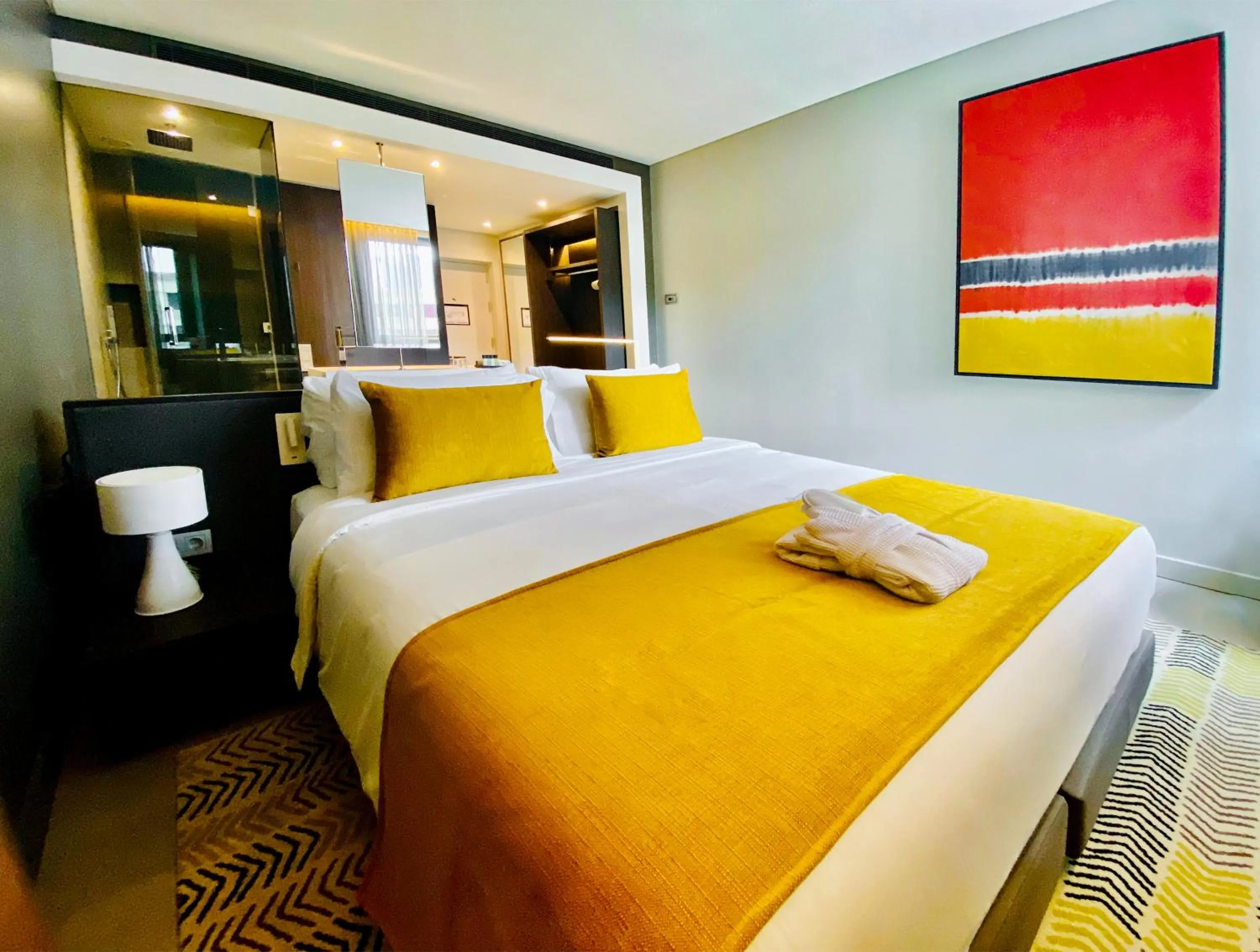 Bedroom, Bed in Noom Hotel Abidjan Plateau