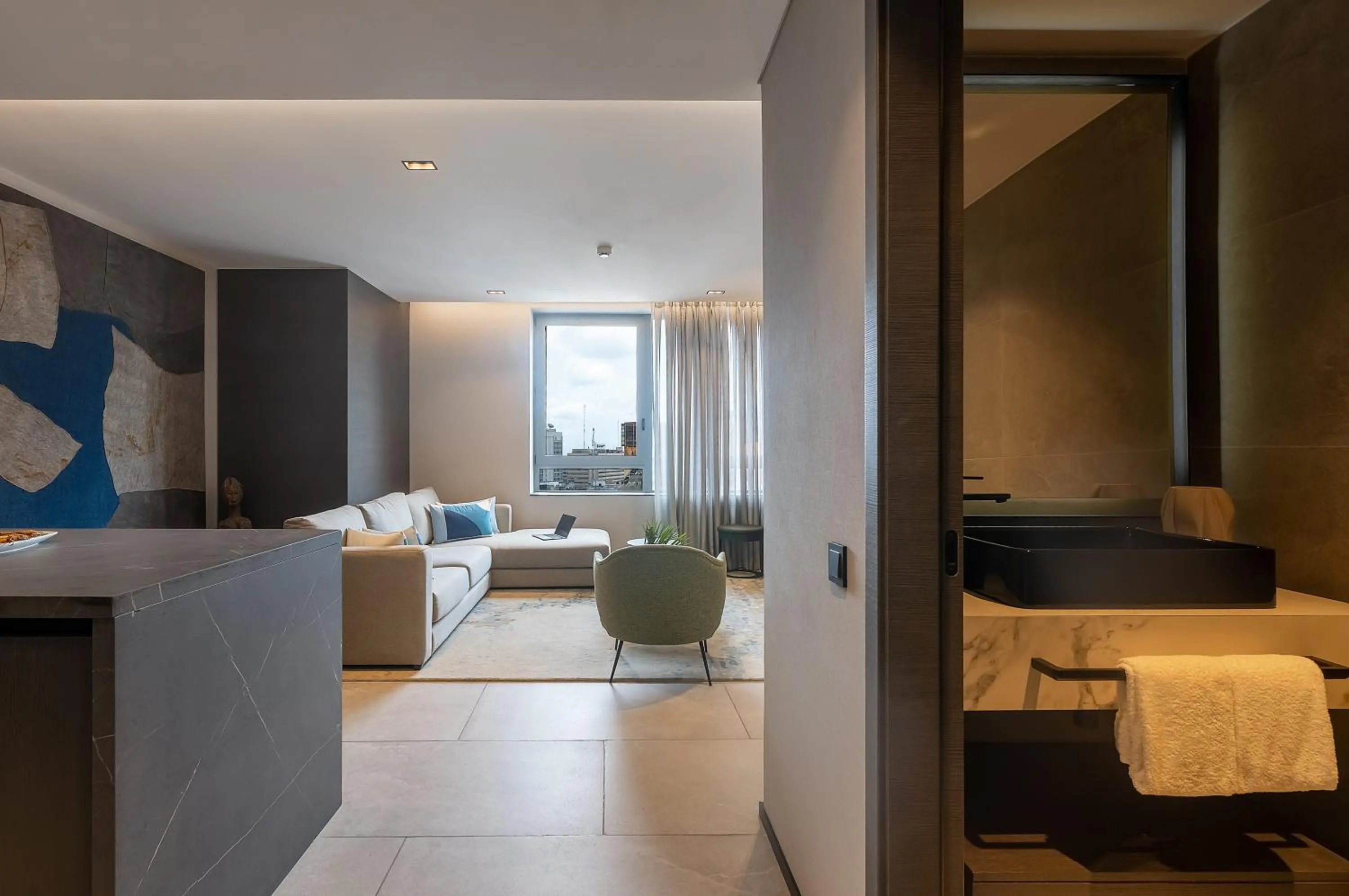 Living room in Noom Hotel Abidjan Plateau