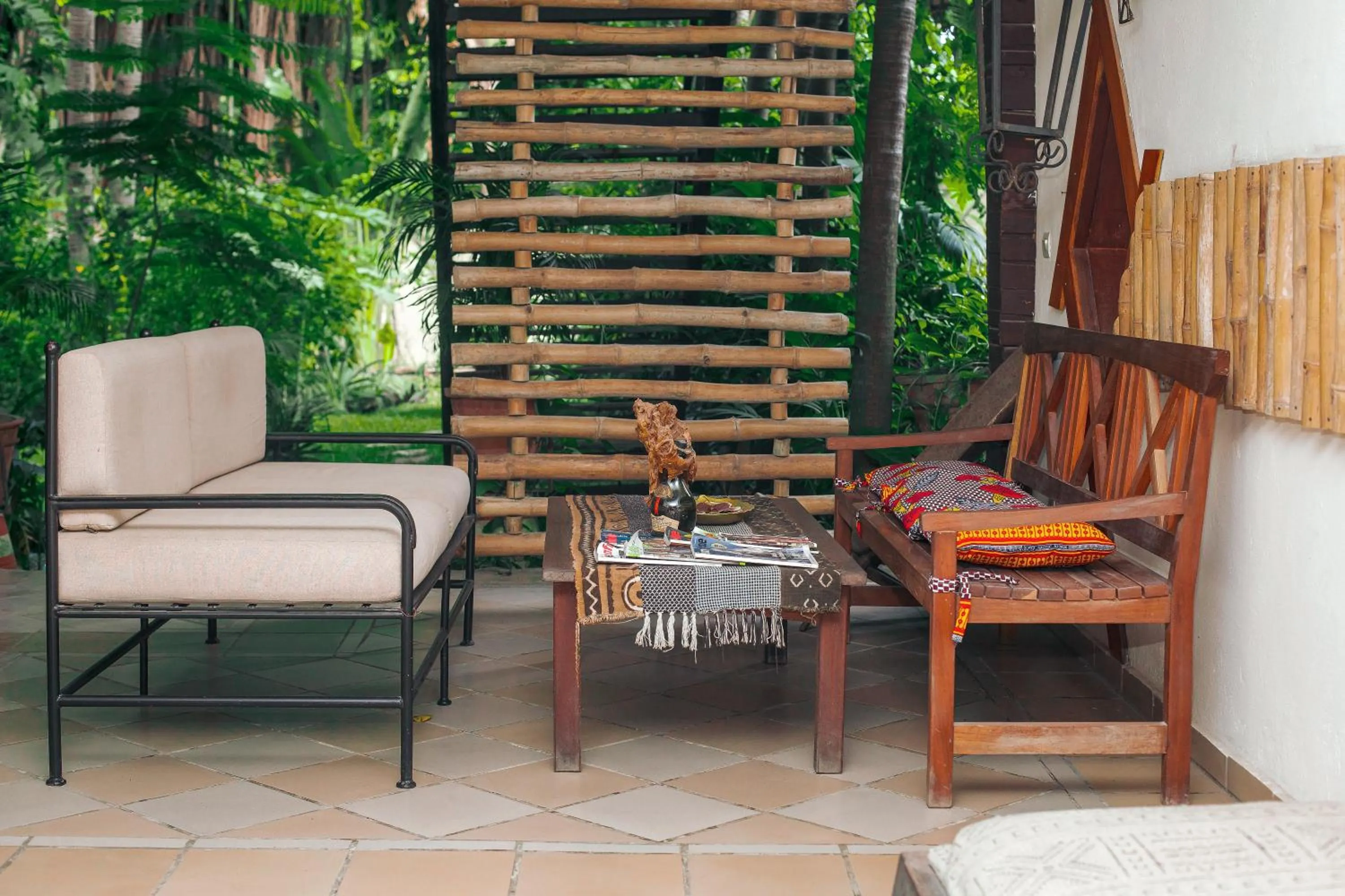 Patio in Boutique Hotel Pavillon