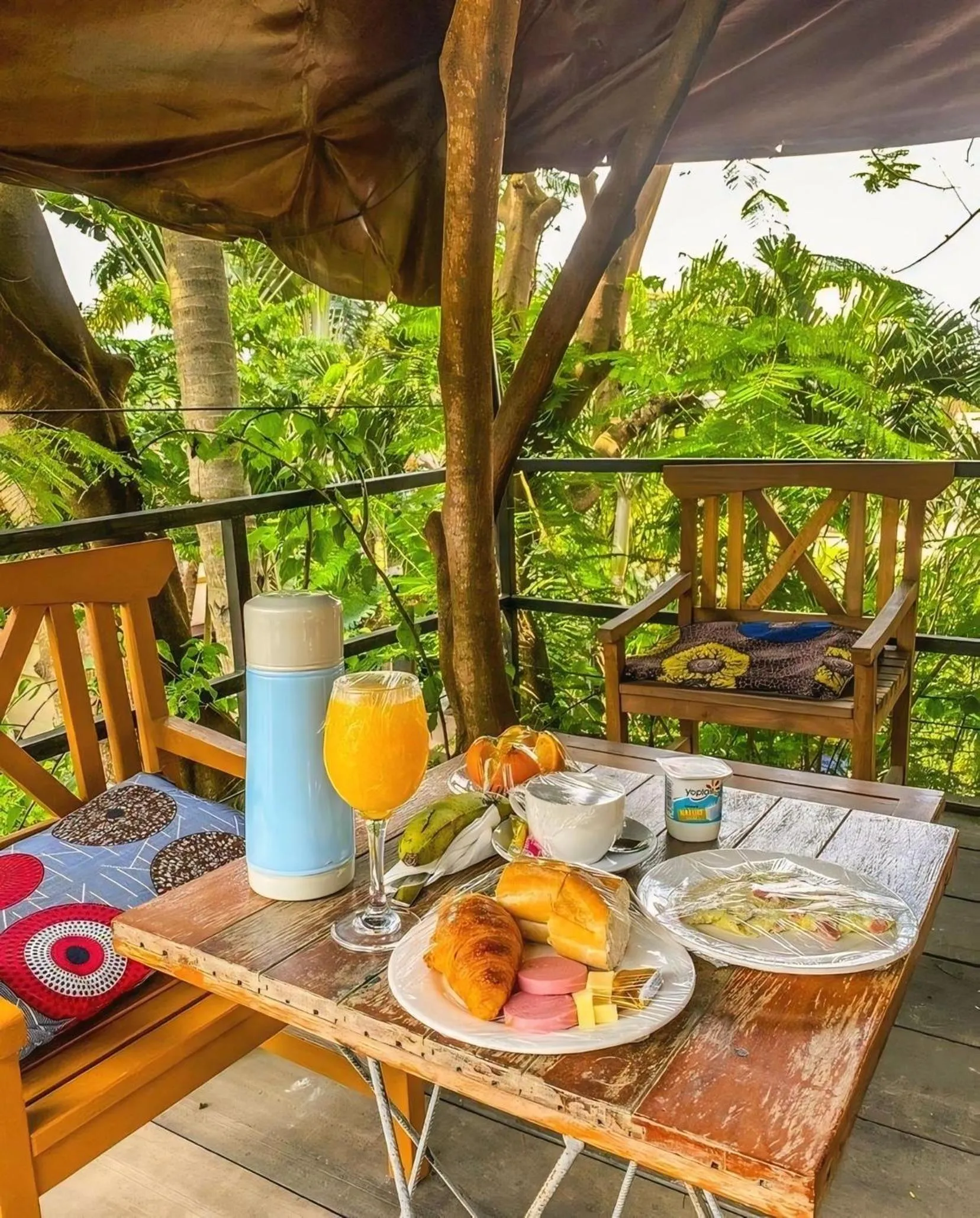 Patio in Boutique Hotel Pavillon