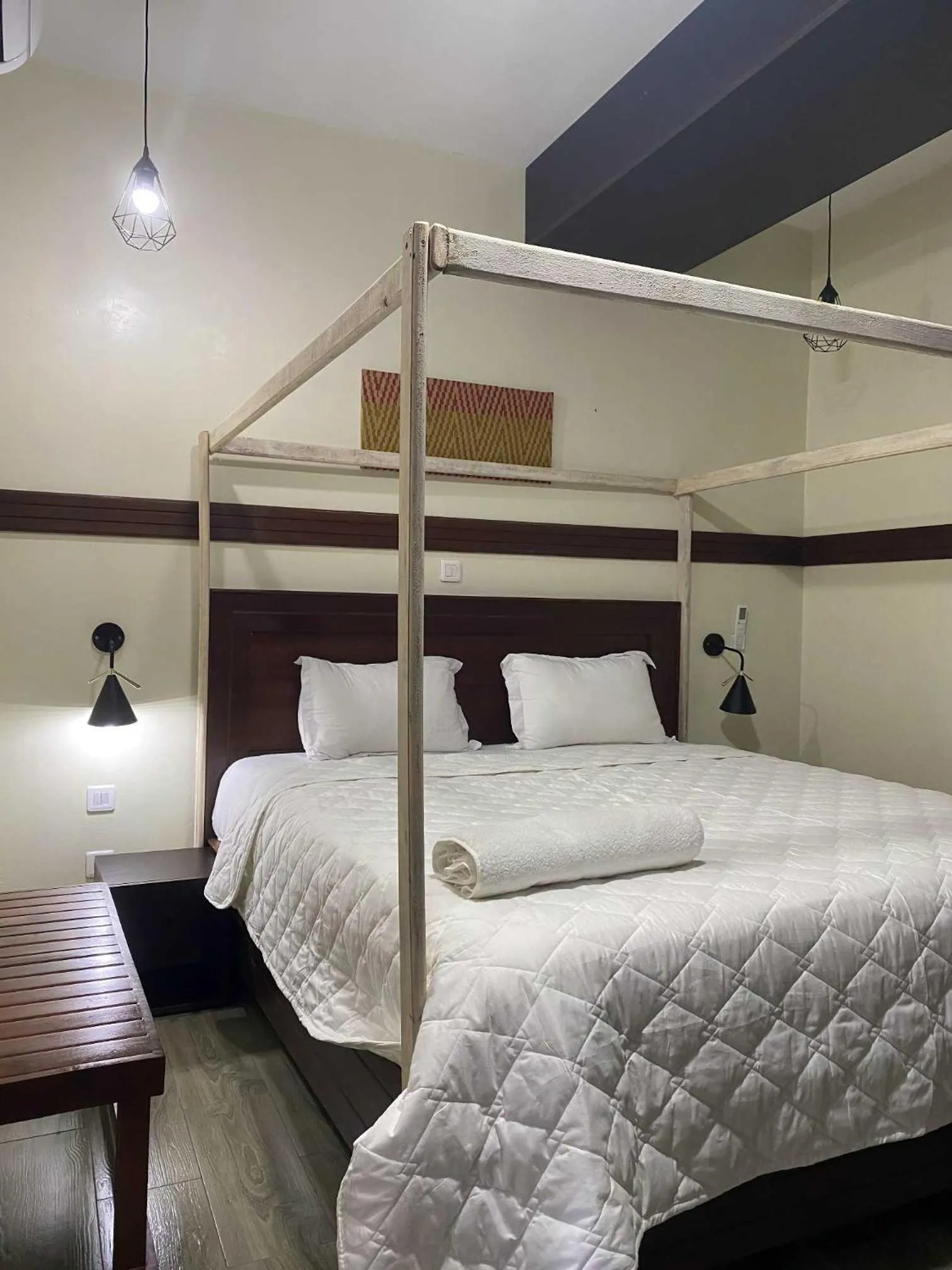 Bed in Boutique Hotel Pavillon