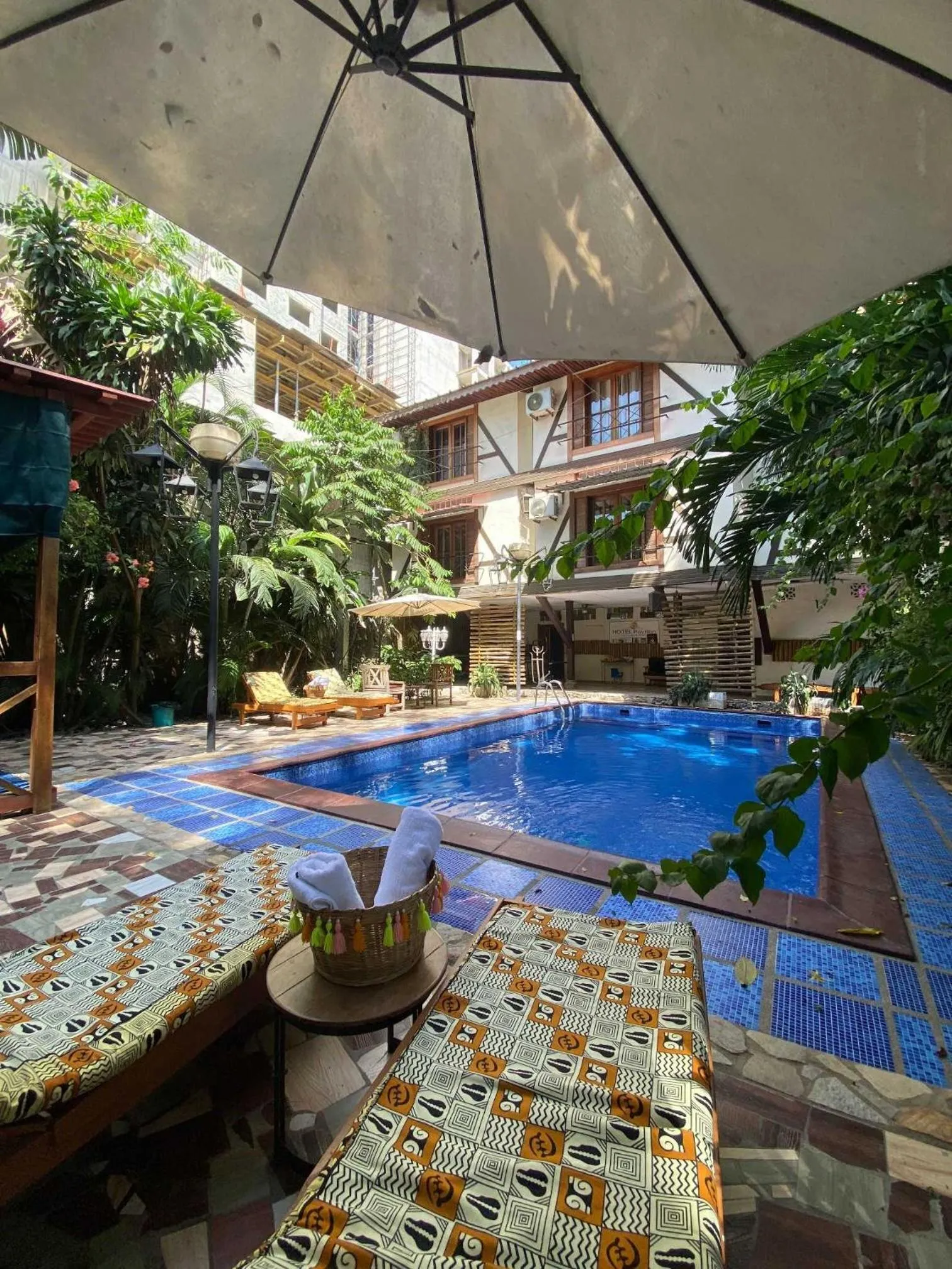 Swimming pool in Boutique Hotel Pavillon