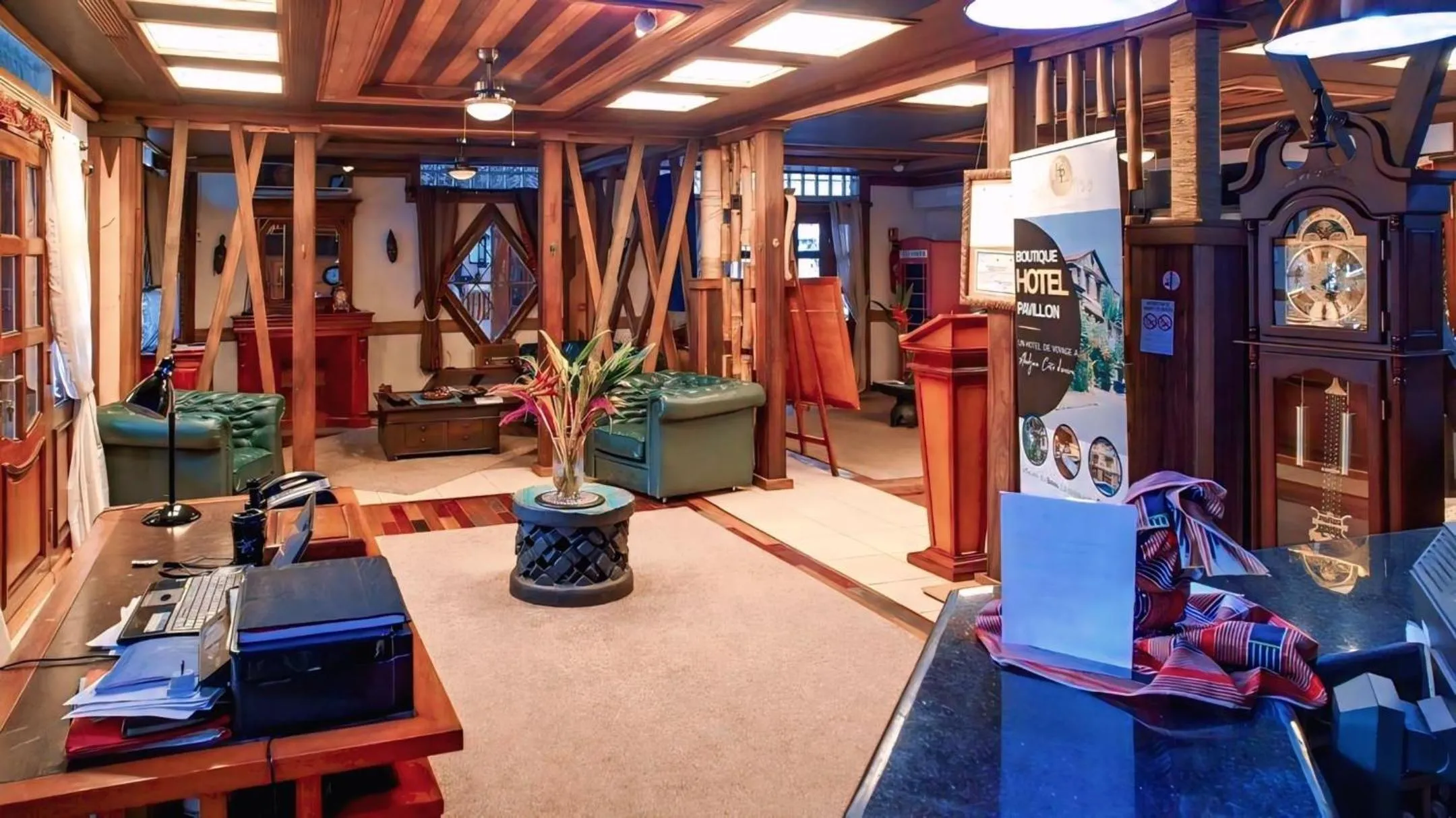 Lobby or reception in Boutique Hotel Pavillon