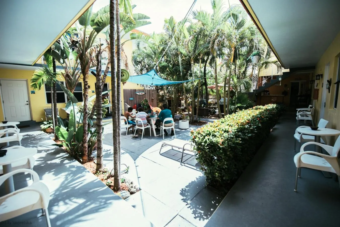 Patio in Ocean Inn