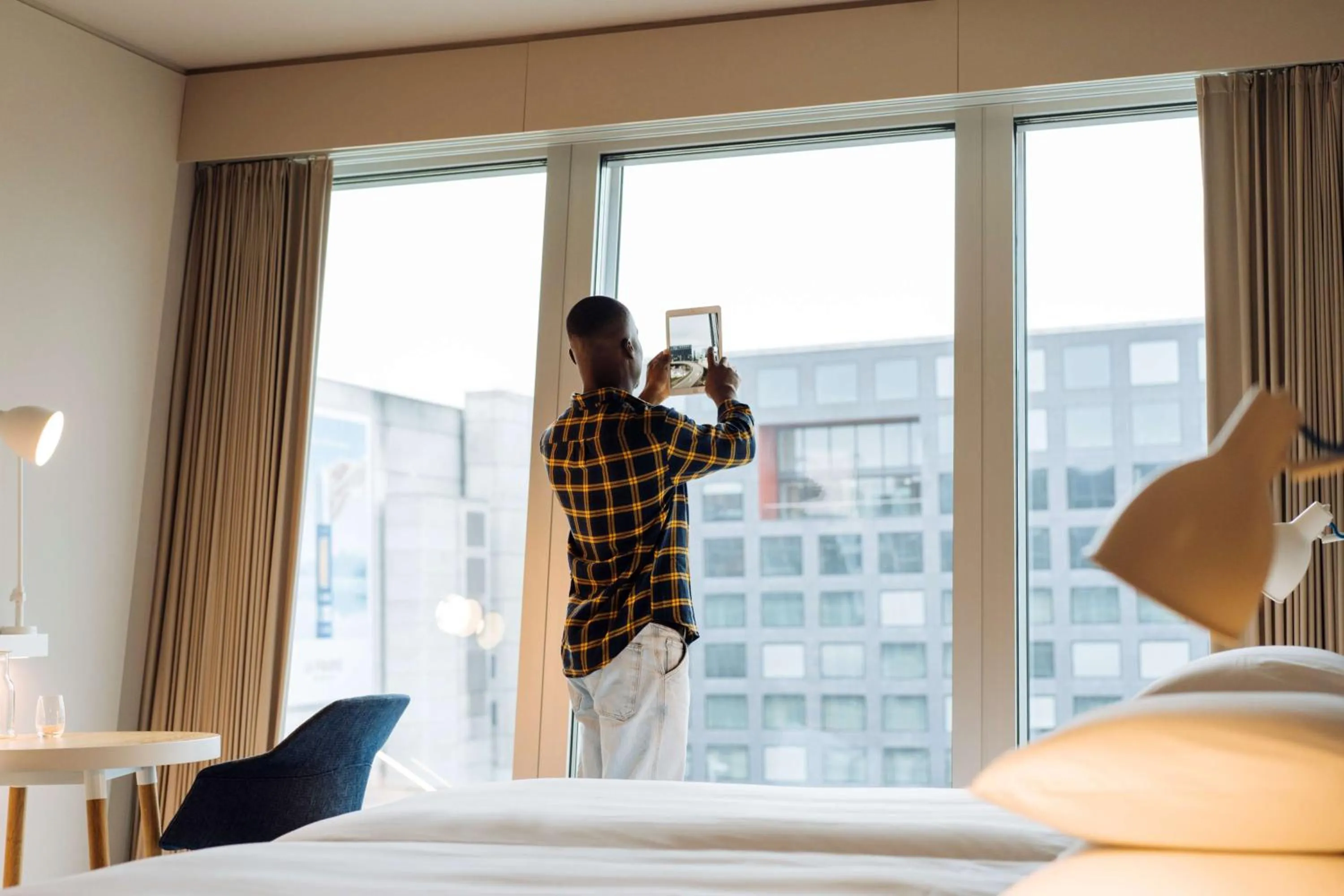 Bed in Hyatt Place Zurich Airport the Circle