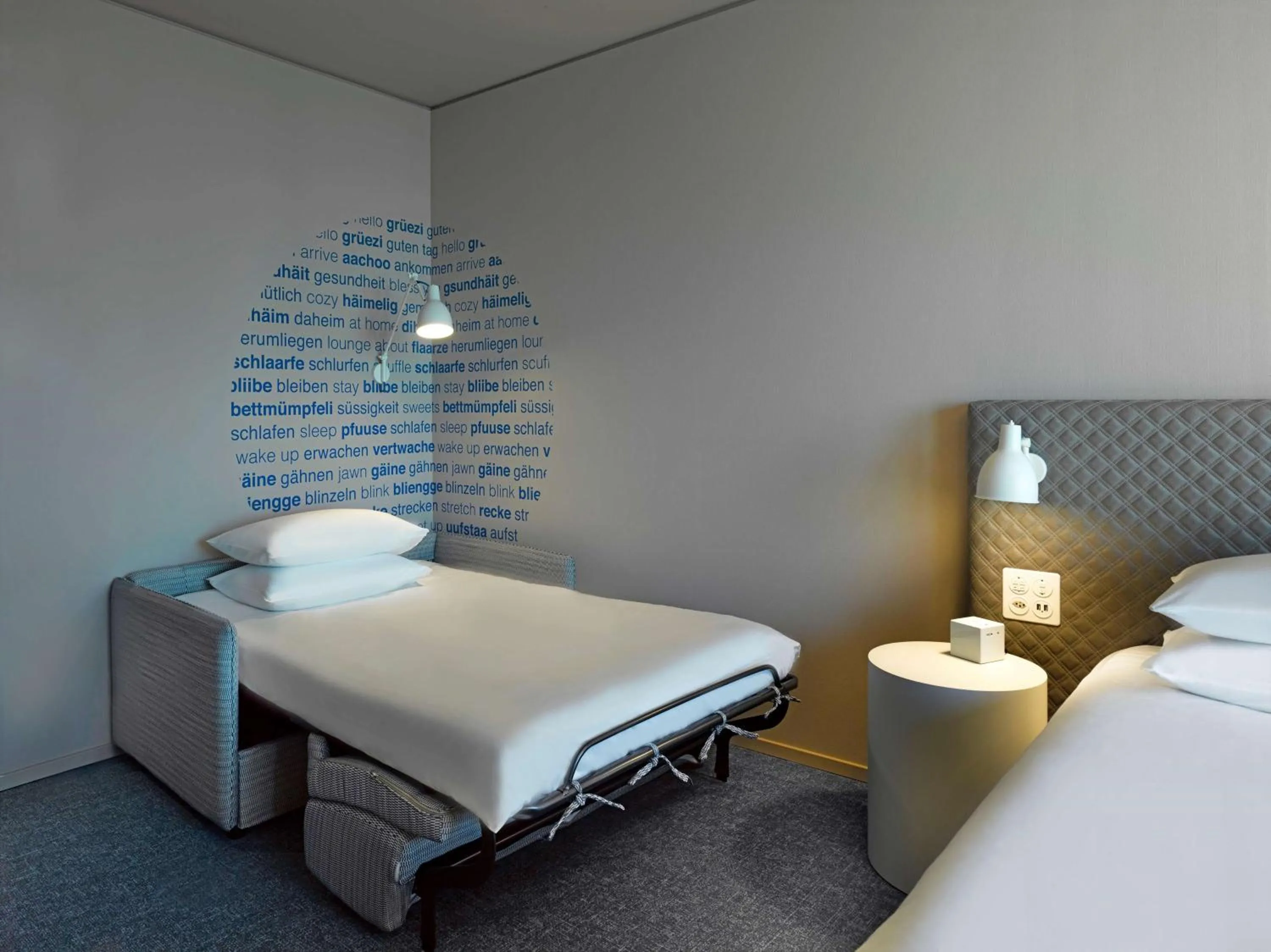 Bed in Hyatt Place Zurich Airport the Circle