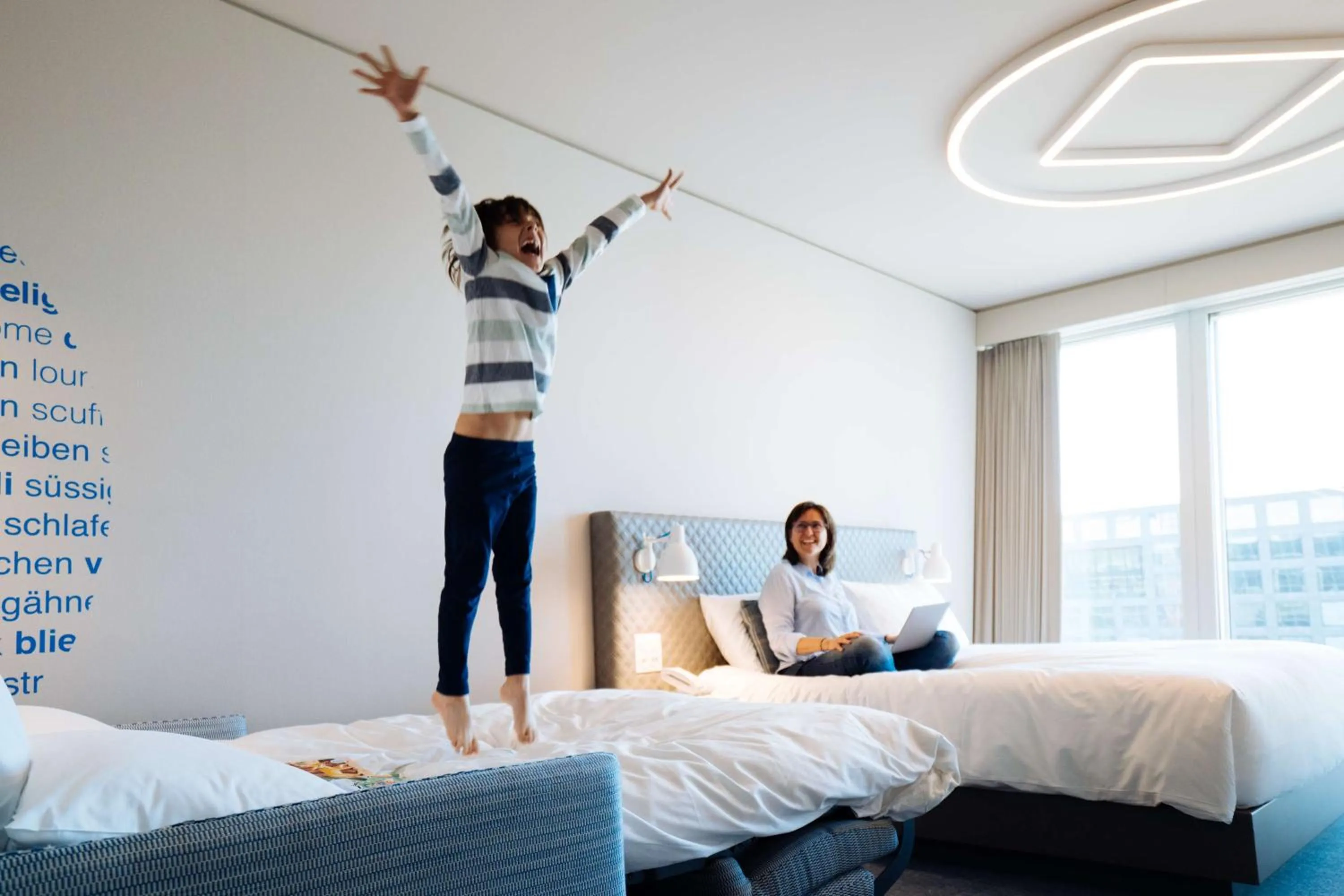 Bed in Hyatt Place Zurich Airport the Circle