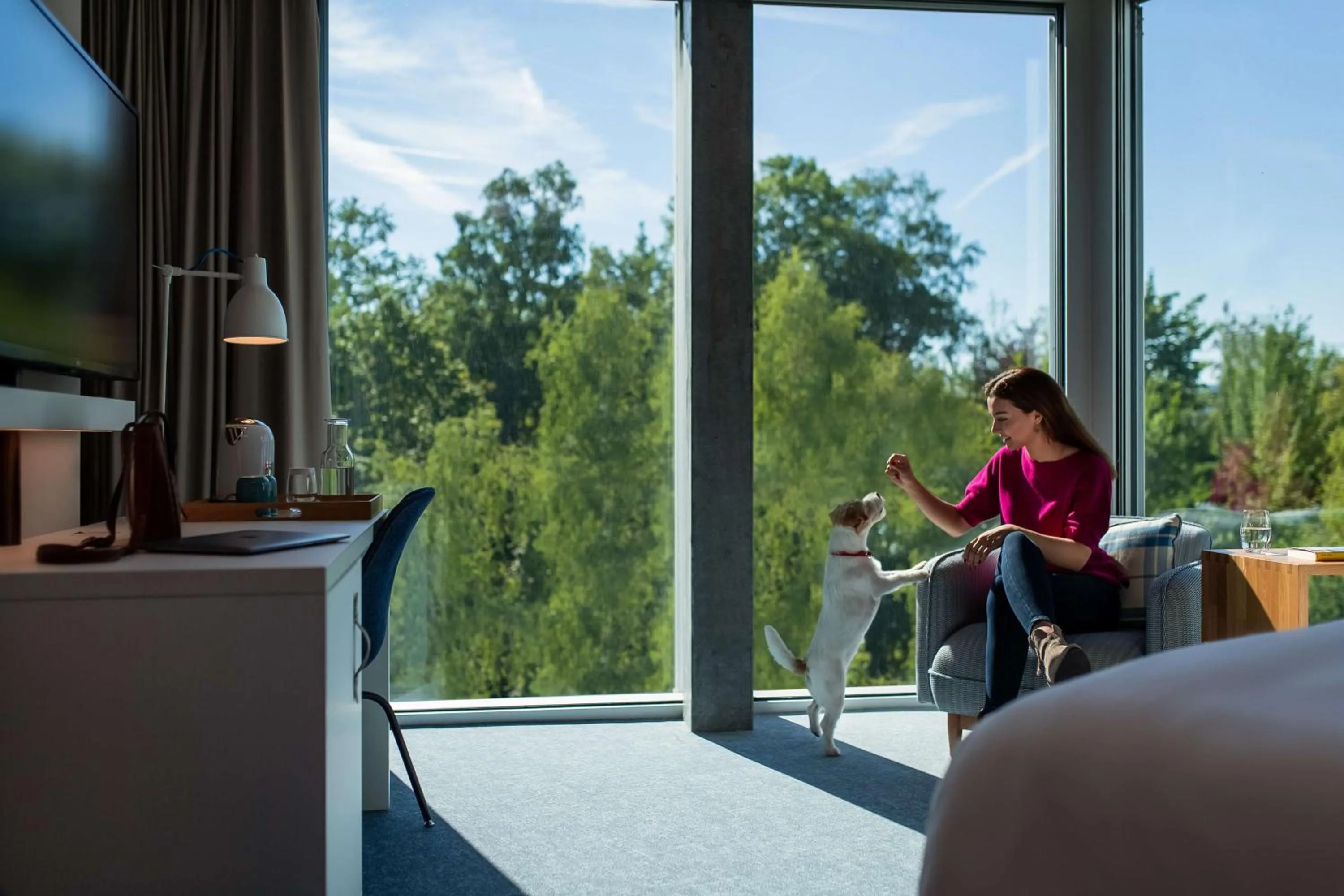 Natural landscape in Hyatt Place Zurich Airport the Circle