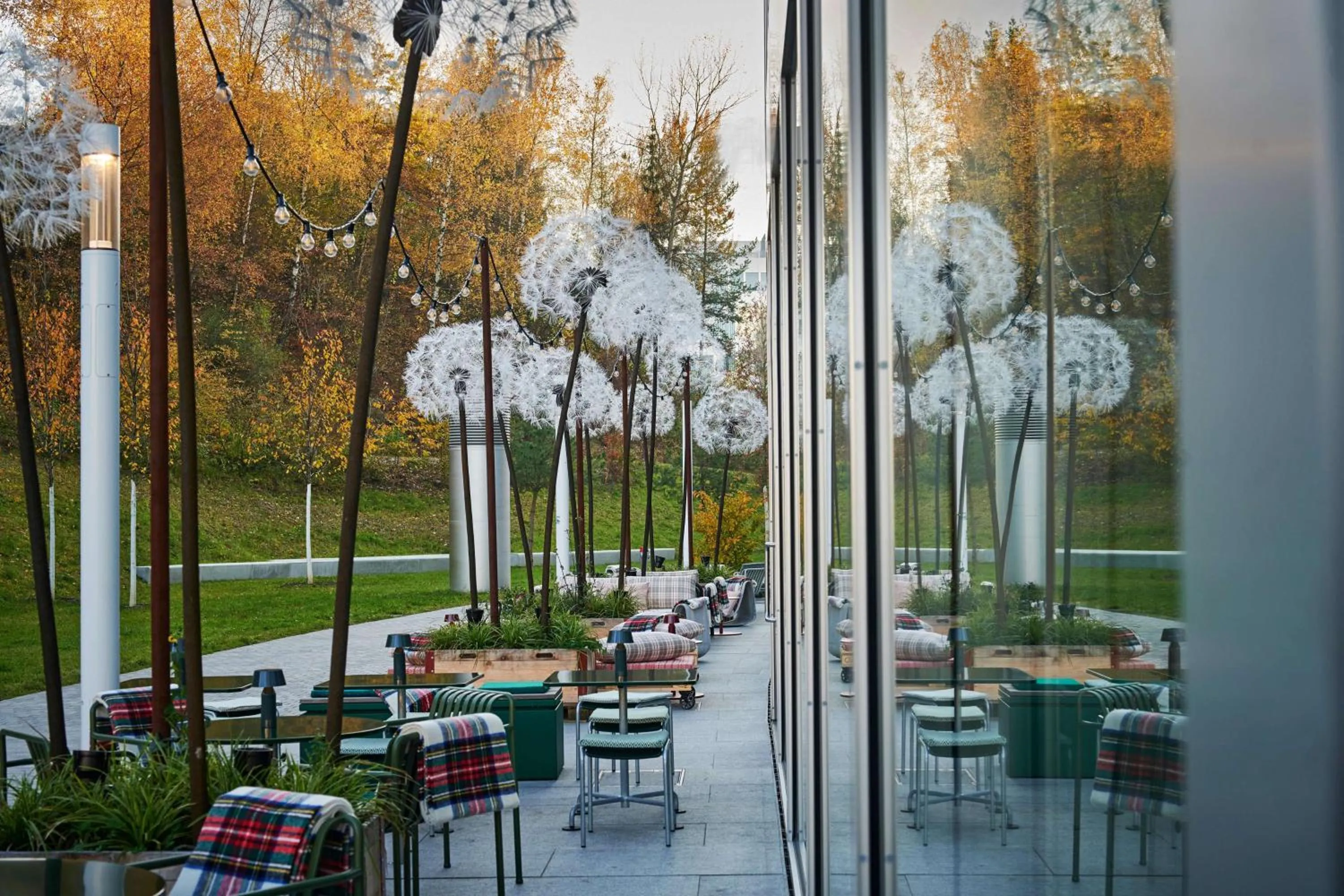 Patio in Hyatt Place Zurich Airport the Circle