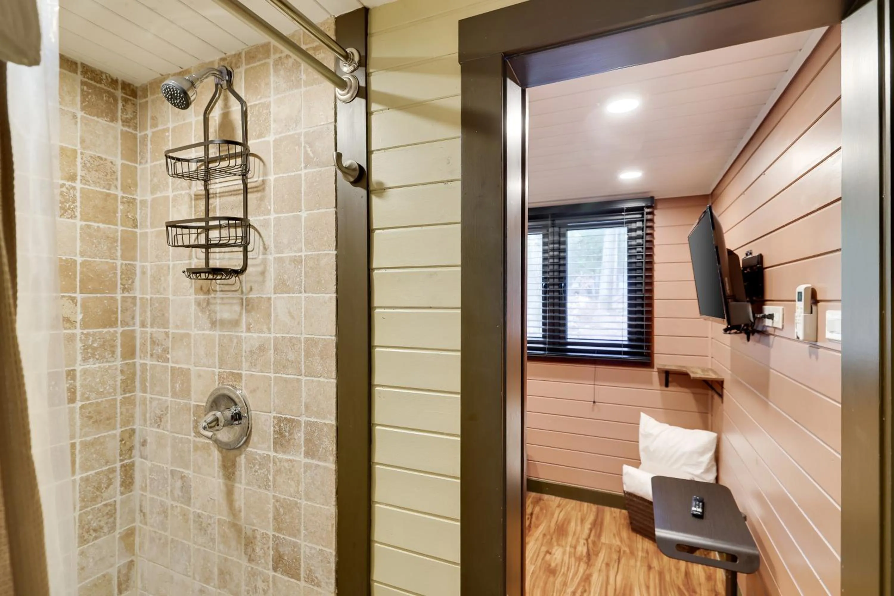 Bathroom in Camptel Poconos