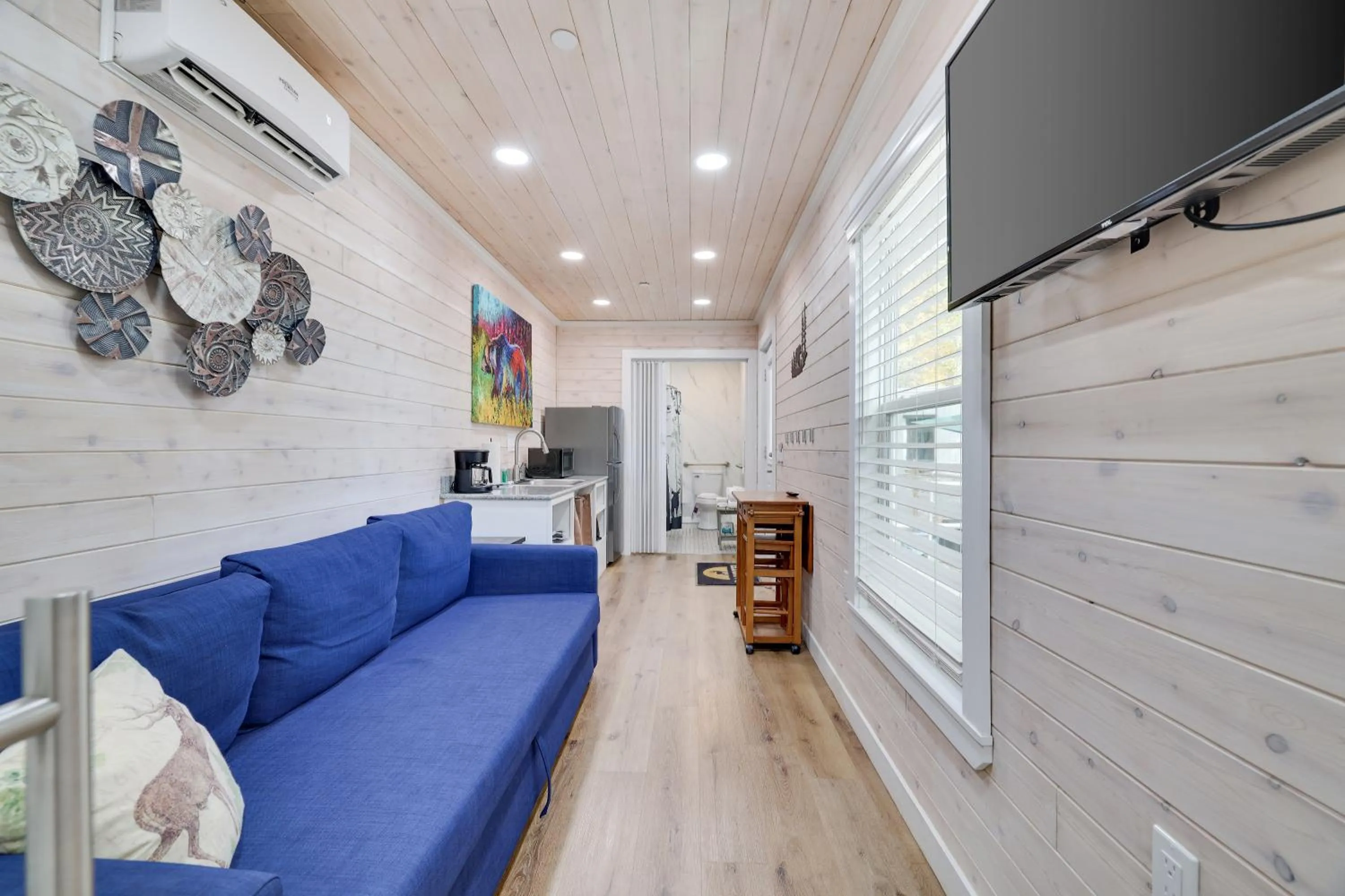 Seating area in Camptel Poconos