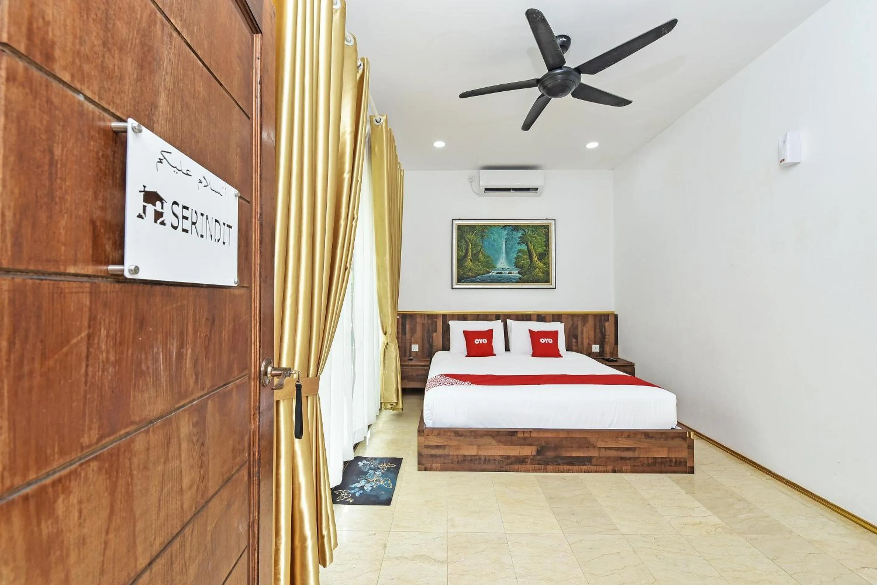 Bedroom, Bed in Hotel O Jentayu Homestay Pontian