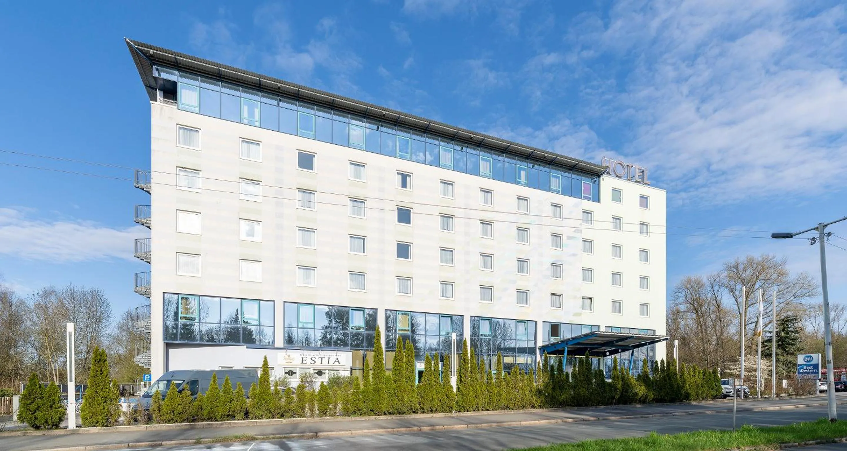 Property building in Best Western Plaza Hotel Zwickau