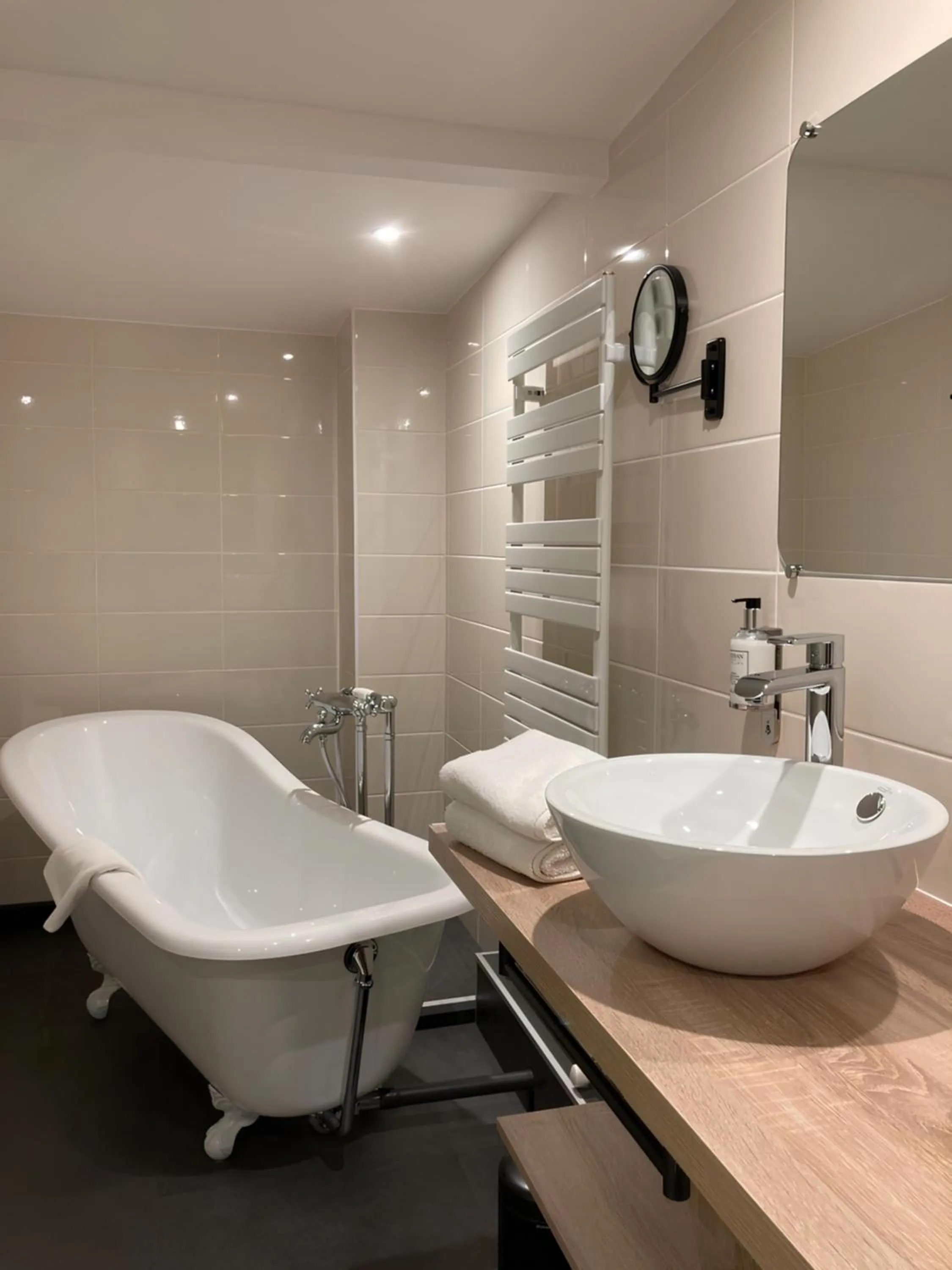 Shower in Hotel Le Lion D'Or et Restaurant La Table Du Lion