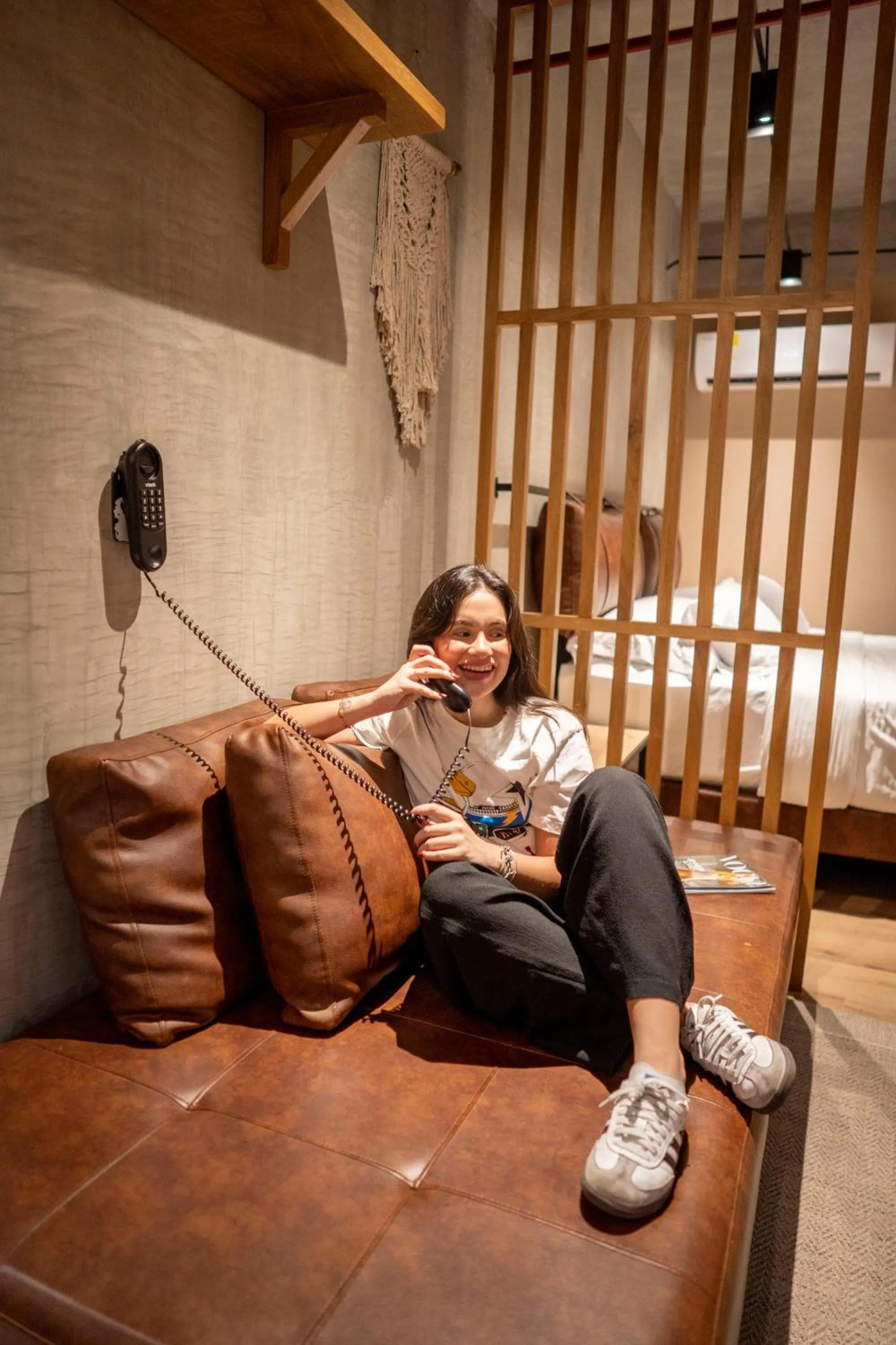 Bed in Mosaic Studios Buenavista