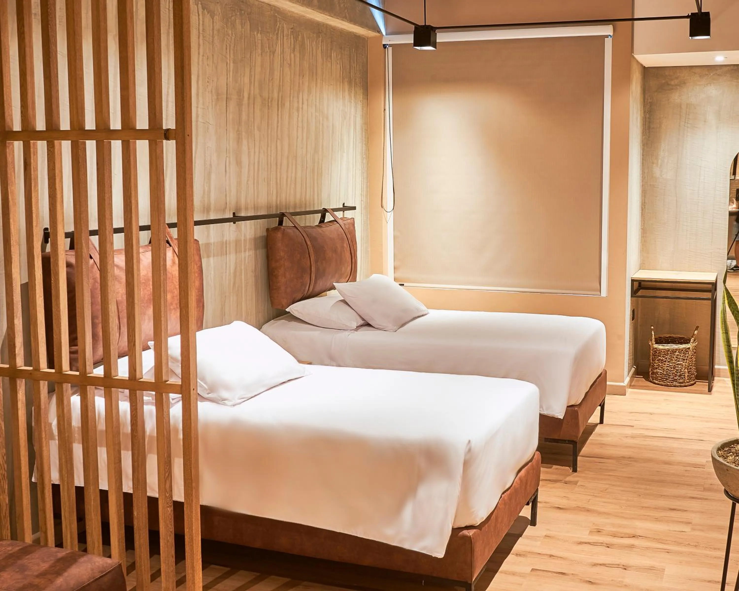 Bed in Mosaic Studios Buenavista