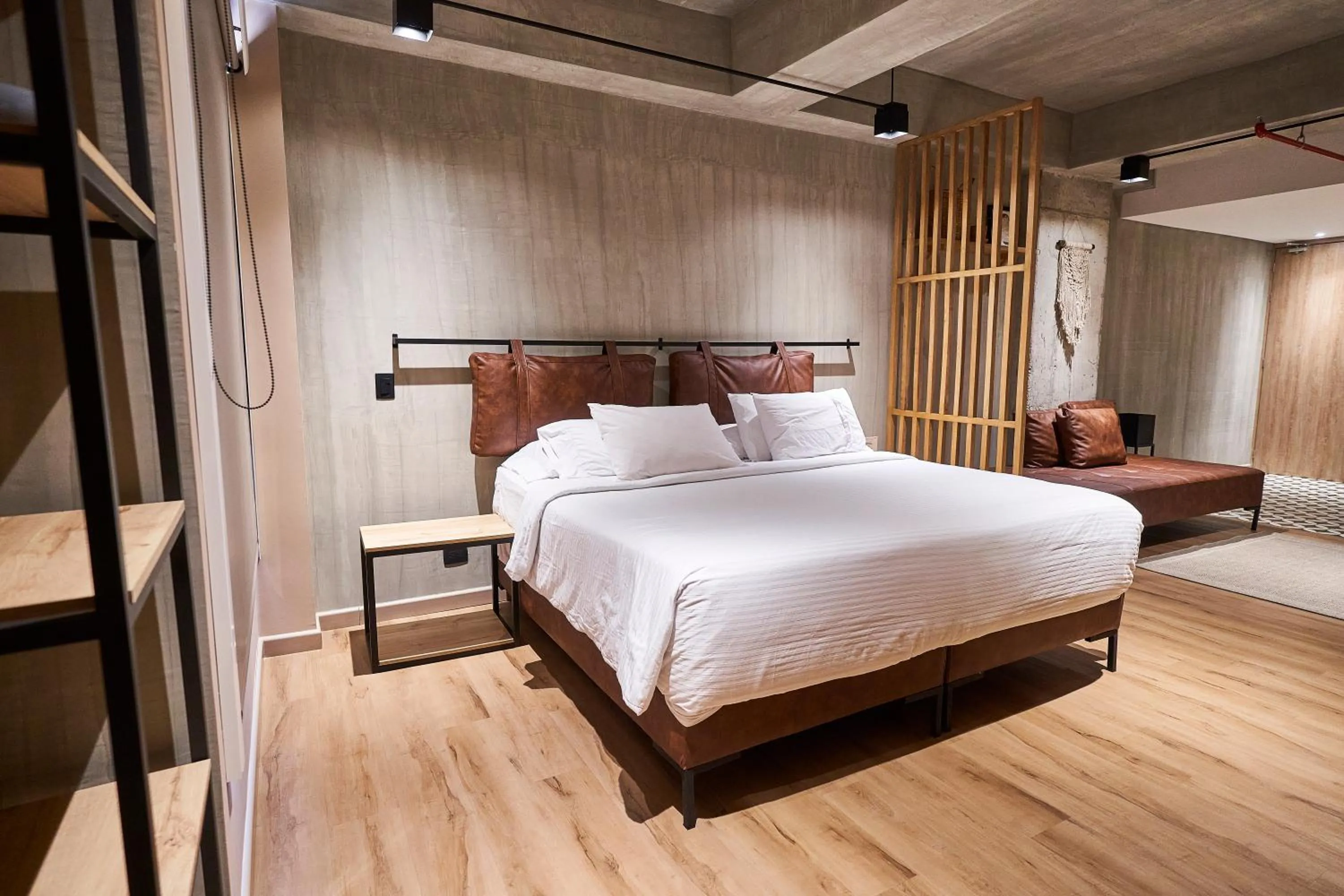 Bed in Mosaic Studios Buenavista