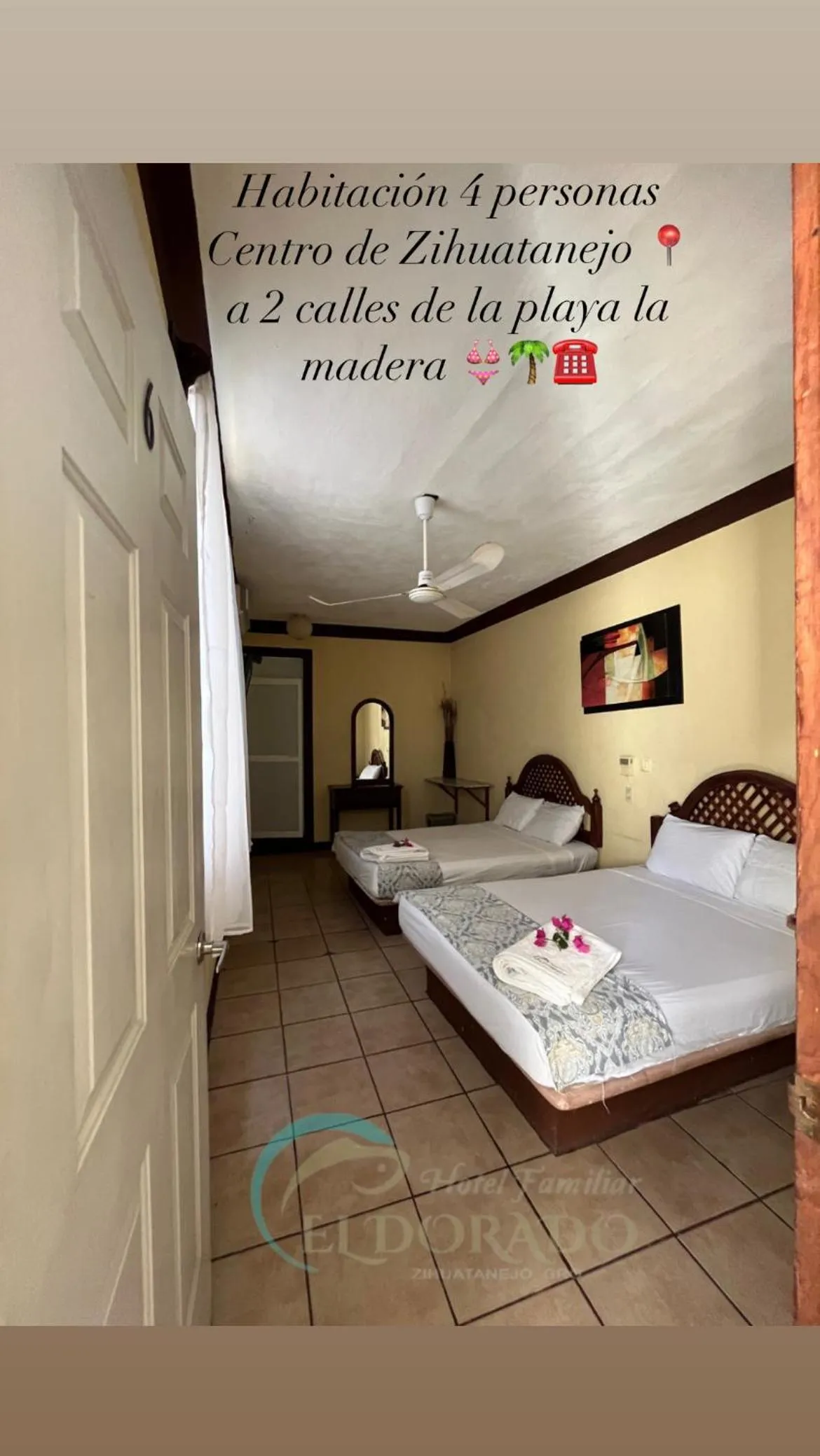 Shower, Bed in Hotel Familiar El Dorado