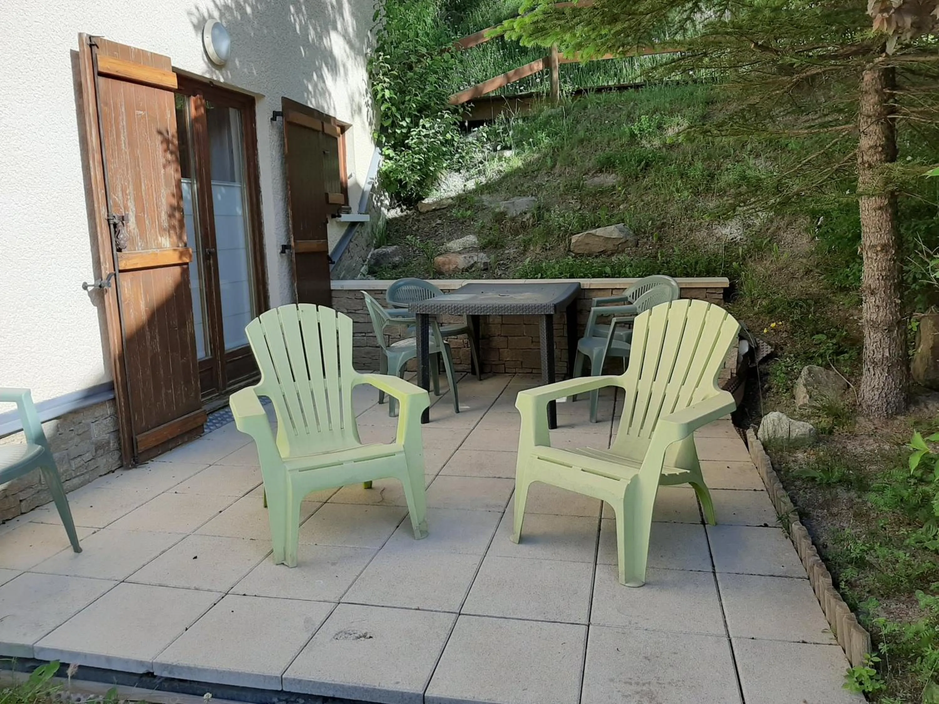 Balcony/Terrace in Cosy Appart'Hotel - Panoramic Village - La Grave