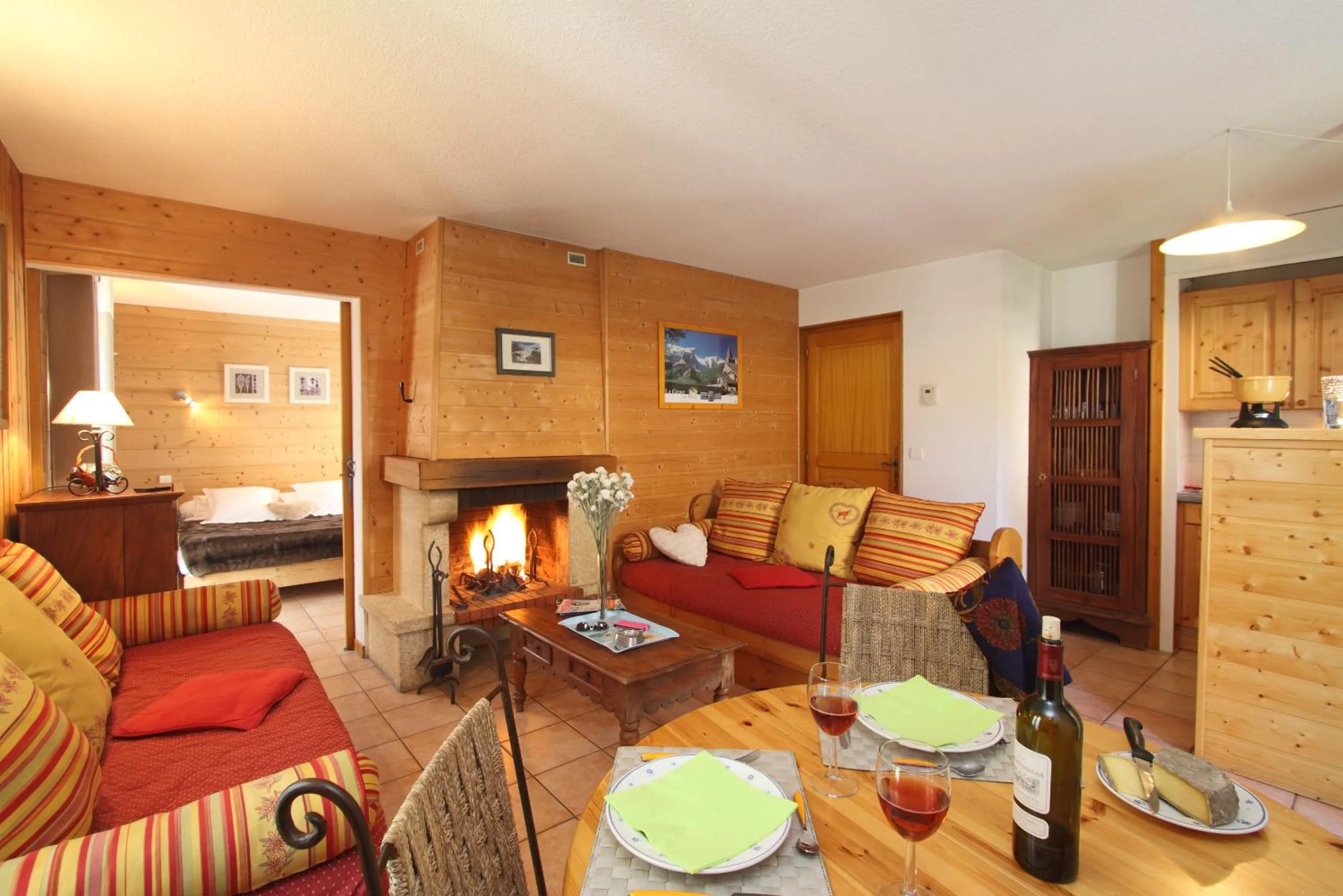 Living room in Cosy Appart'Hotel - Panoramic Village - La Grave