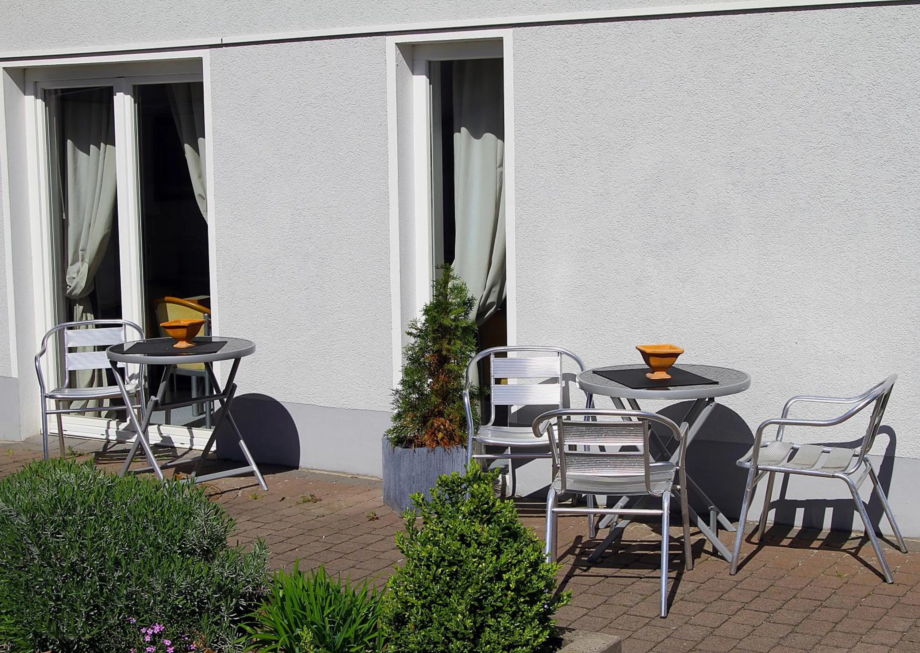 Patio in Hotel Lindemann