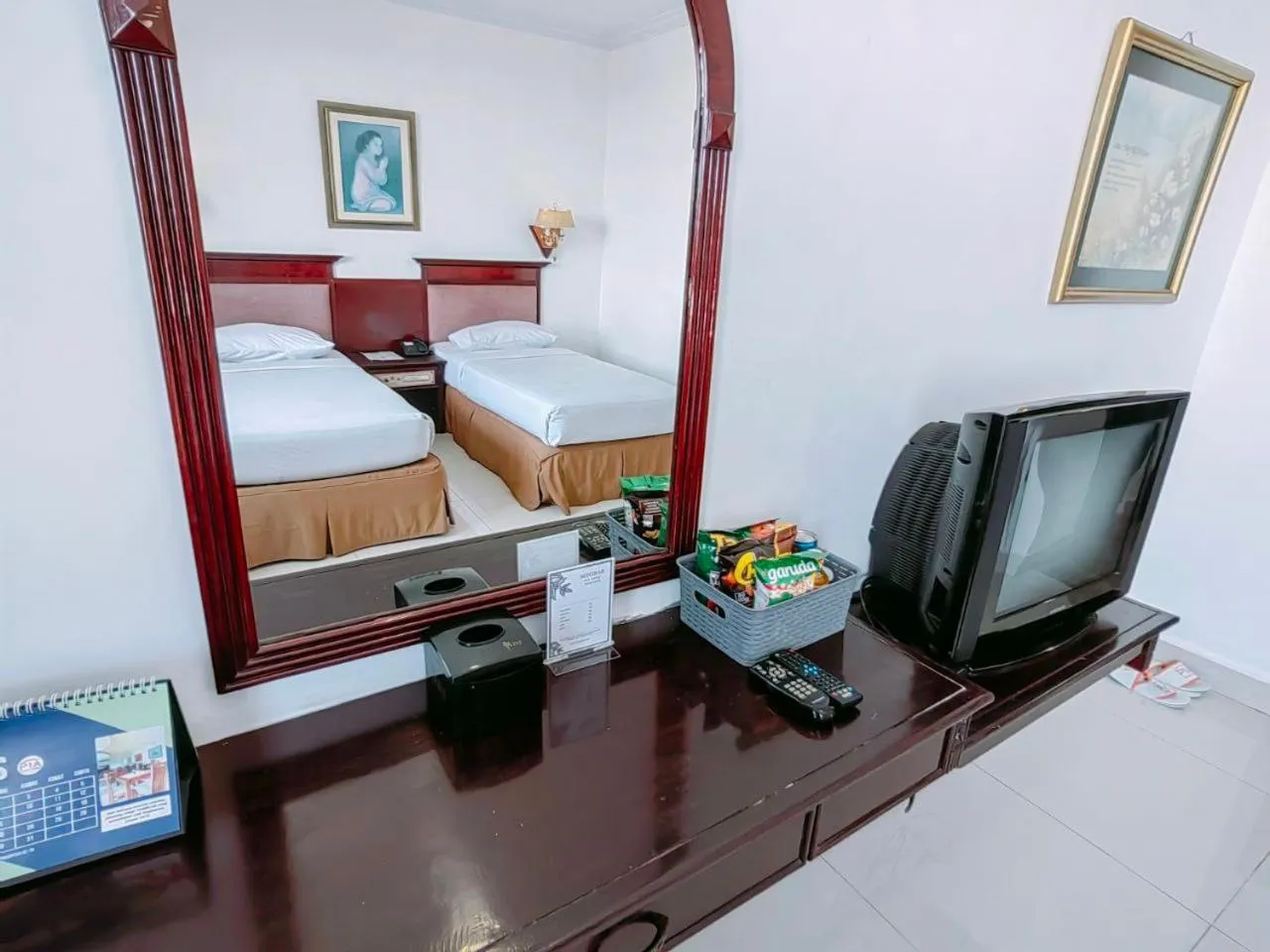 Bed in PIA Hotel Bandung