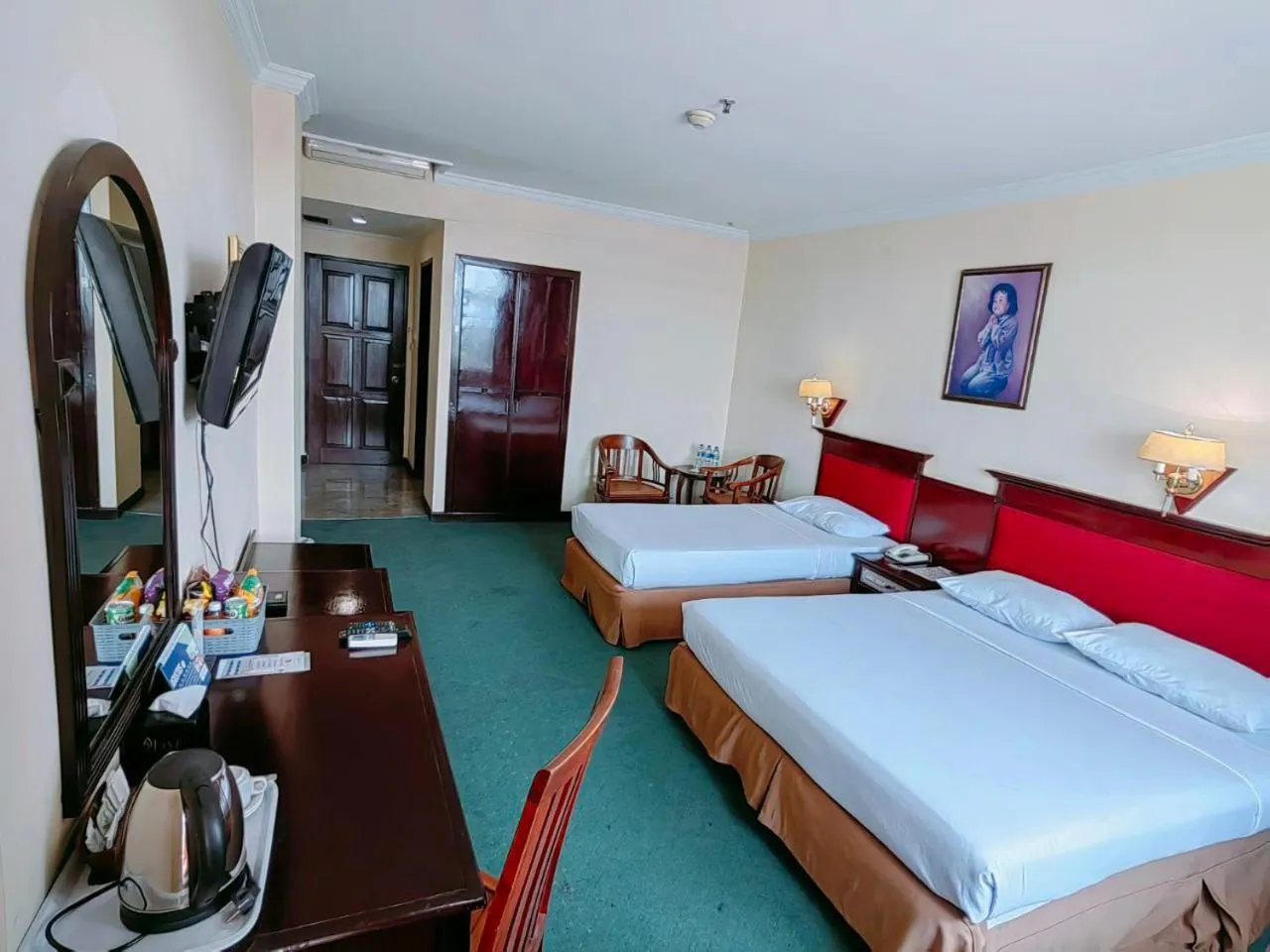 Bed in PIA Hotel Bandung