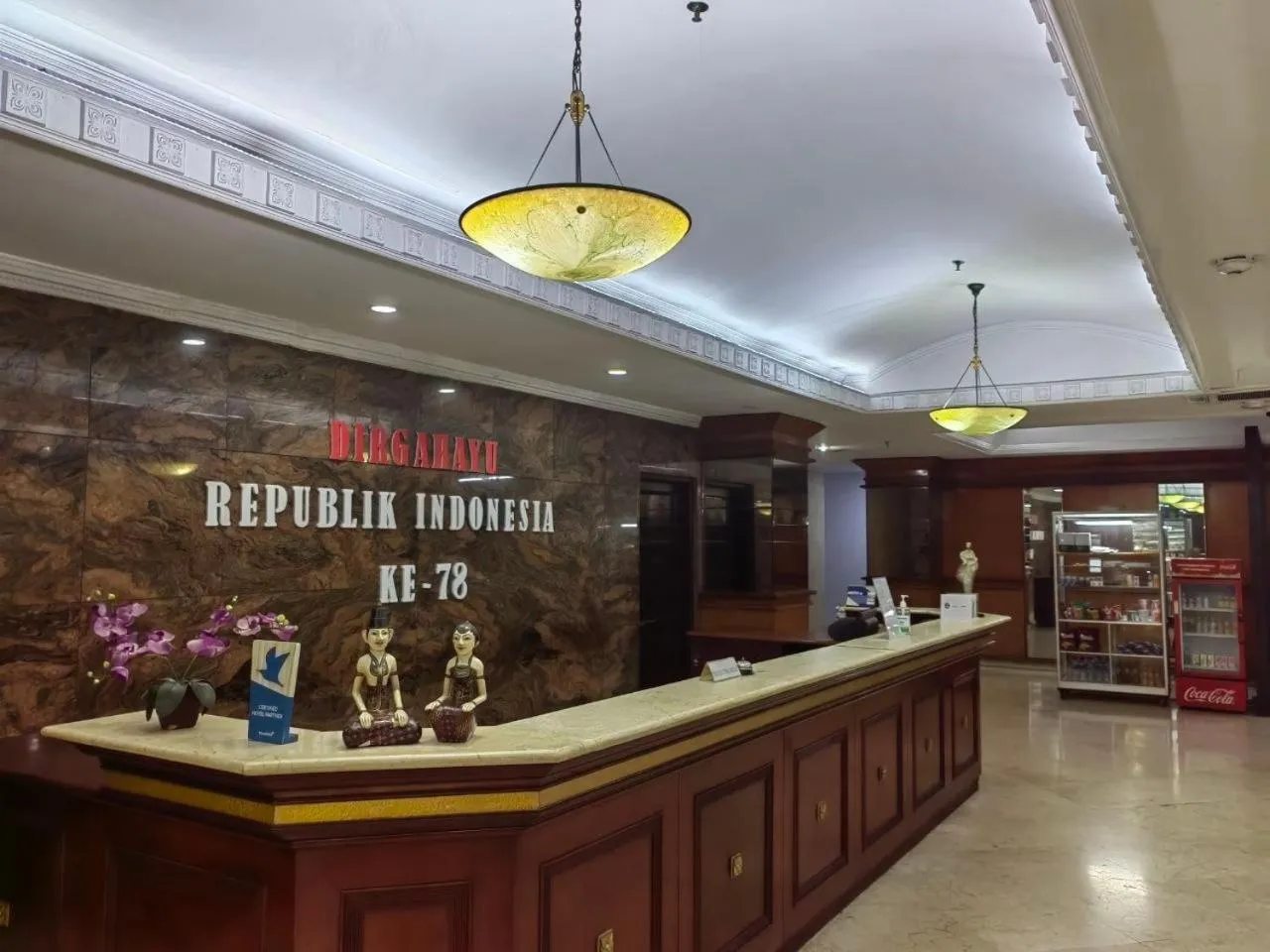 Lobby or reception in PIA Hotel Bandung