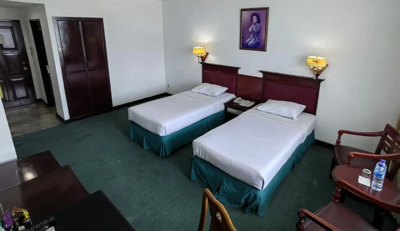 Bed in PIA Hotel Bandung