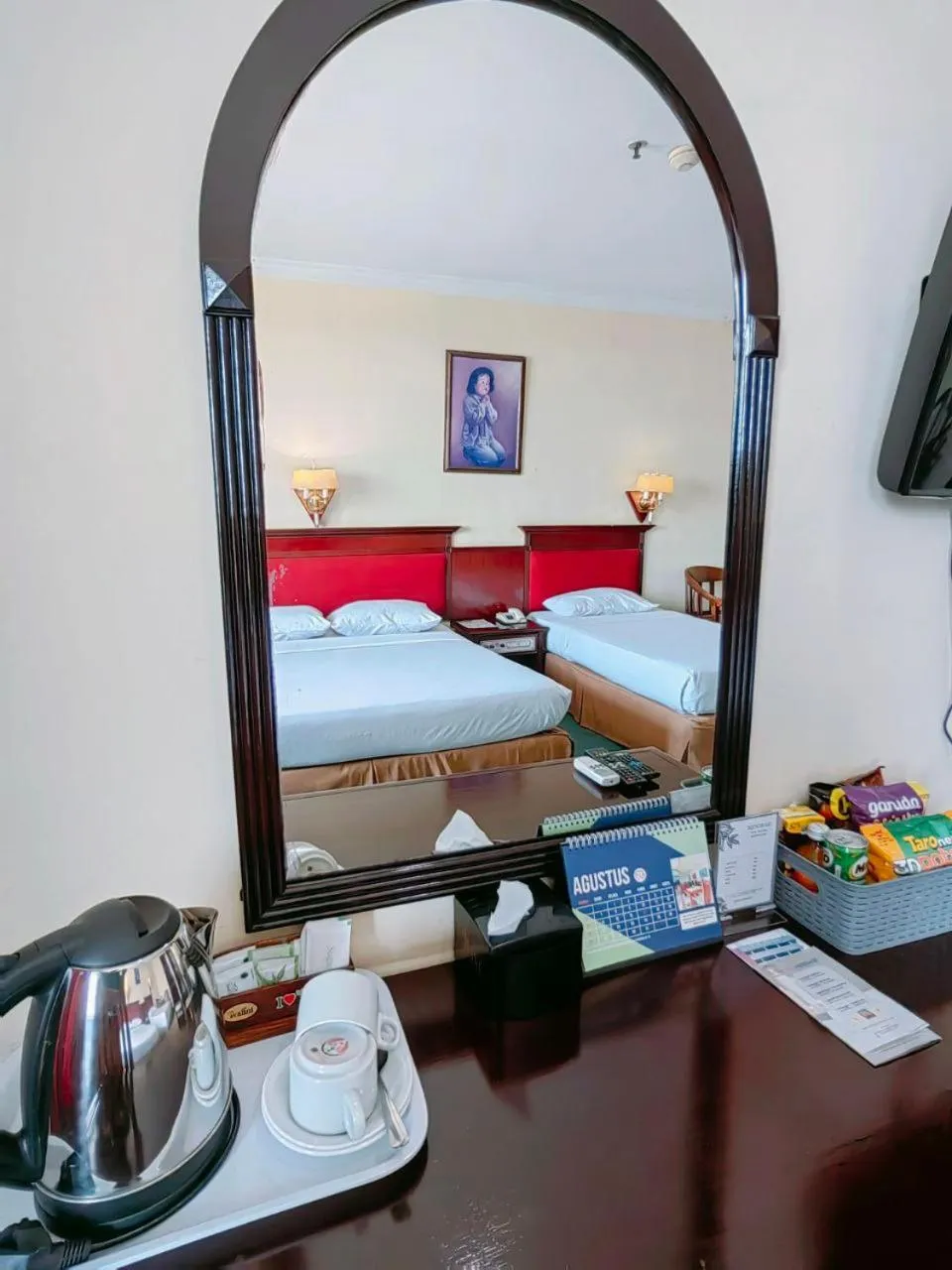 Bed in PIA Hotel Bandung