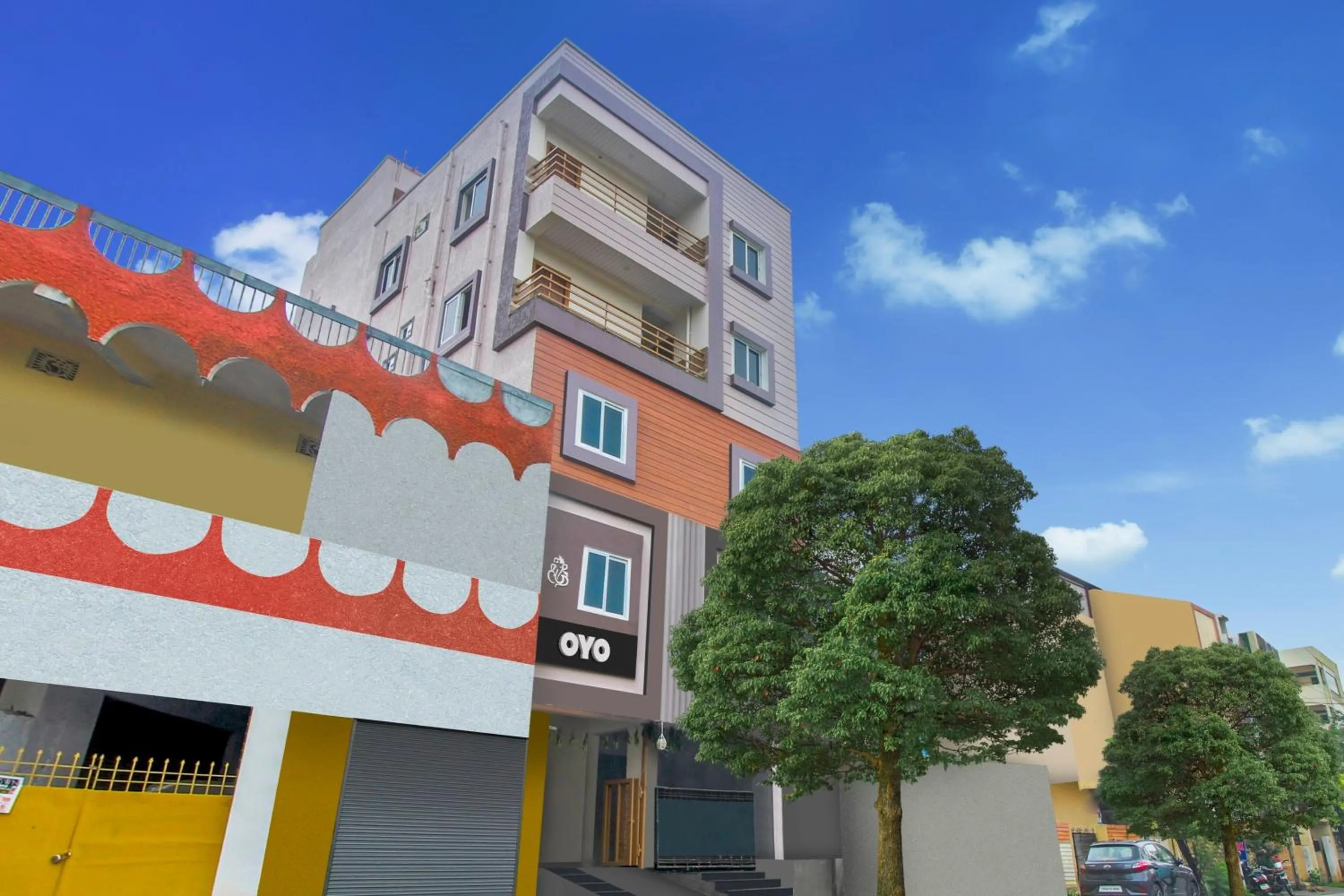 Facade/entrance in Hotel O Holiday