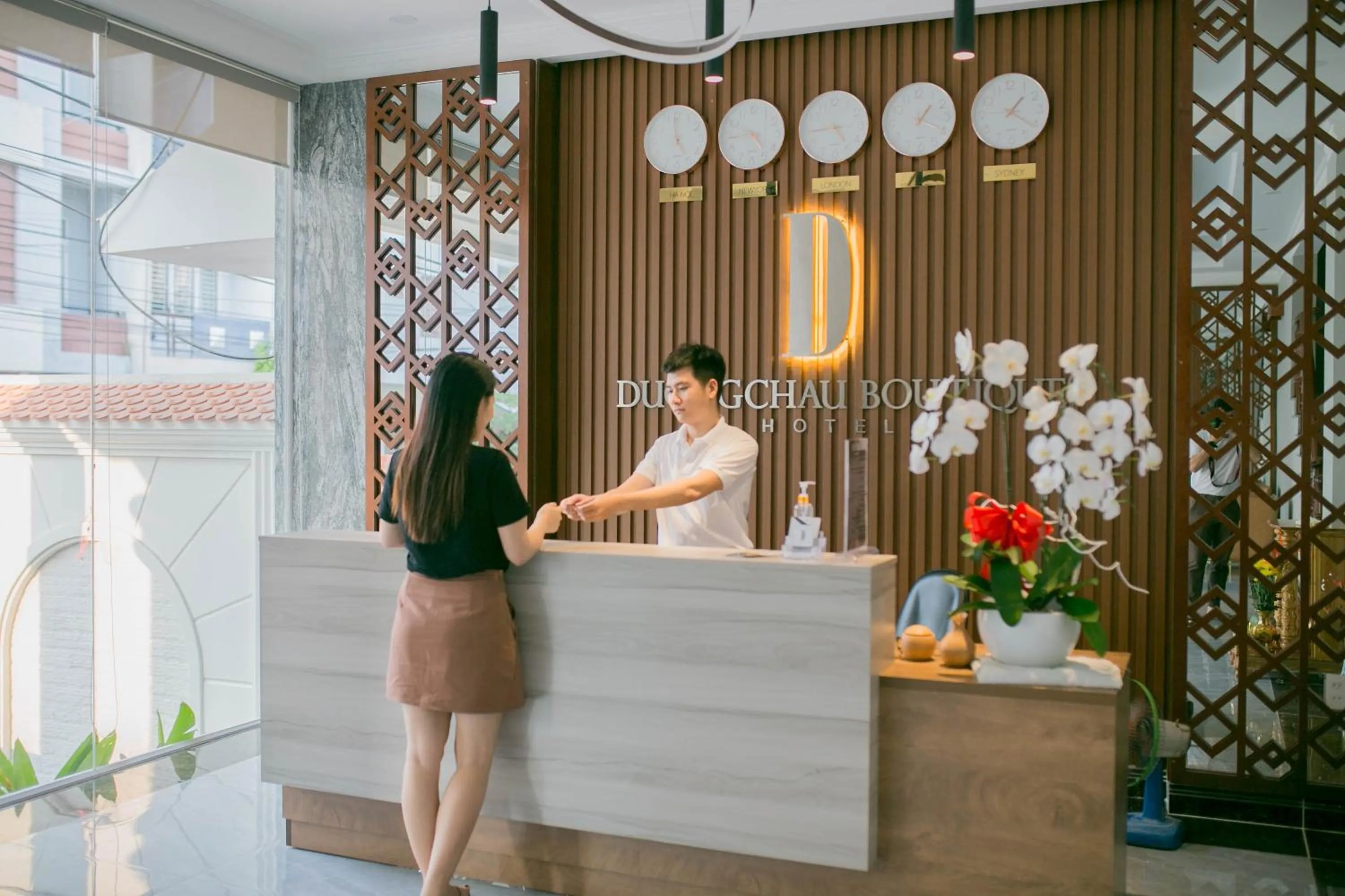 Lobby or reception in Duong Chau Boutique