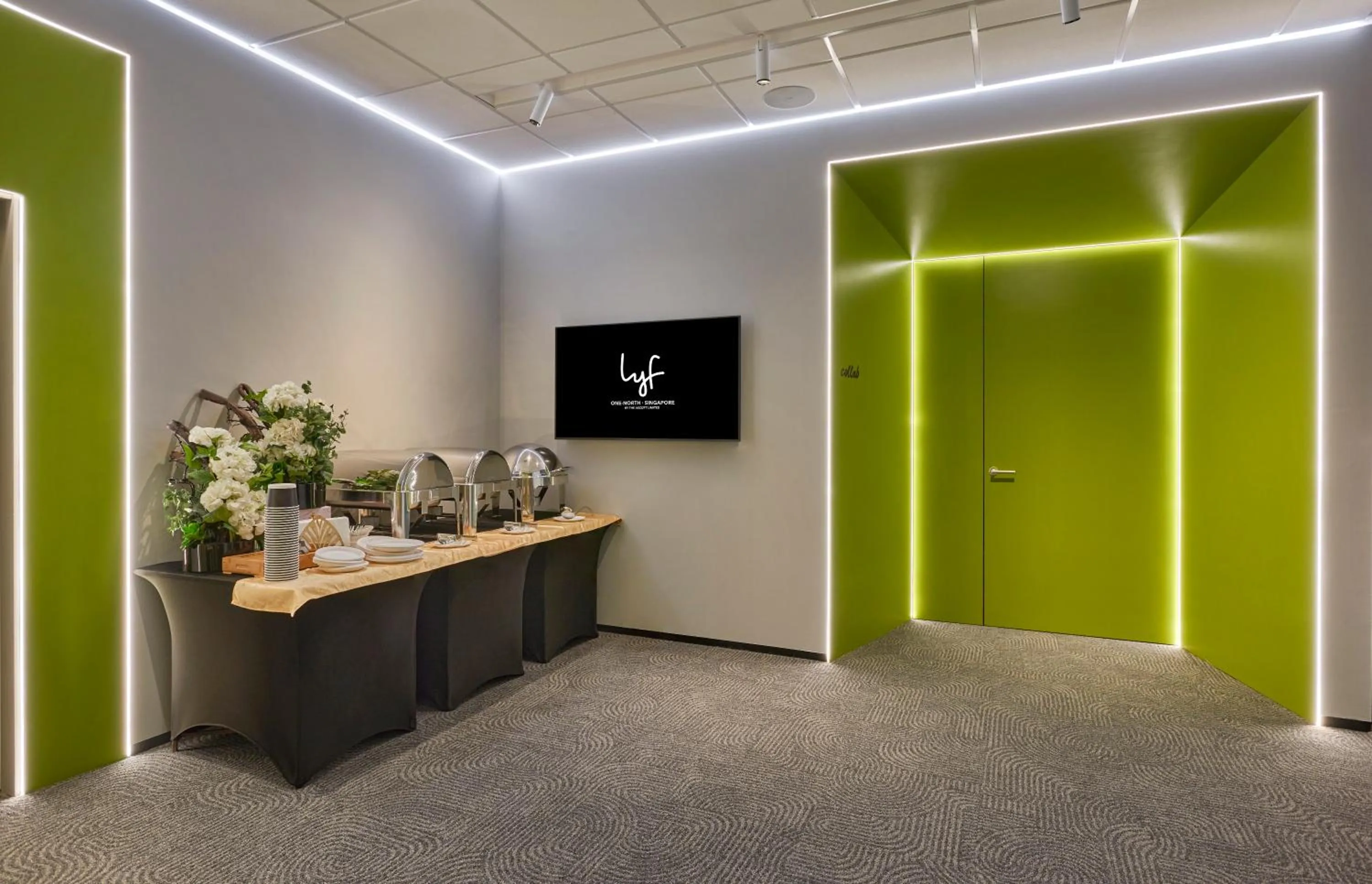 Meeting/conference room in lyf one-north Singapore