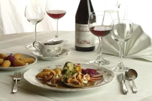 Food close-up in Hotel Lawine