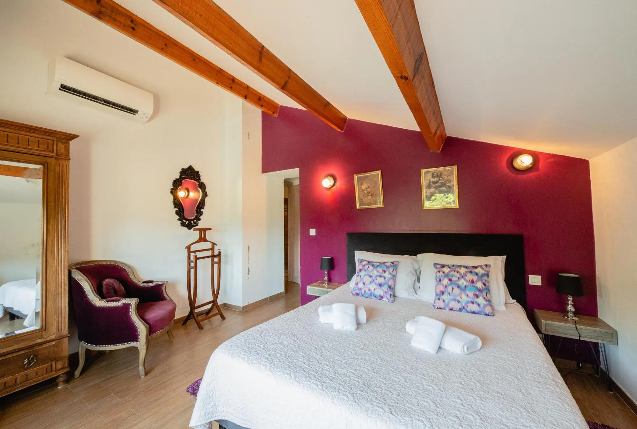 Bed in Auberge U n'Antru Versu