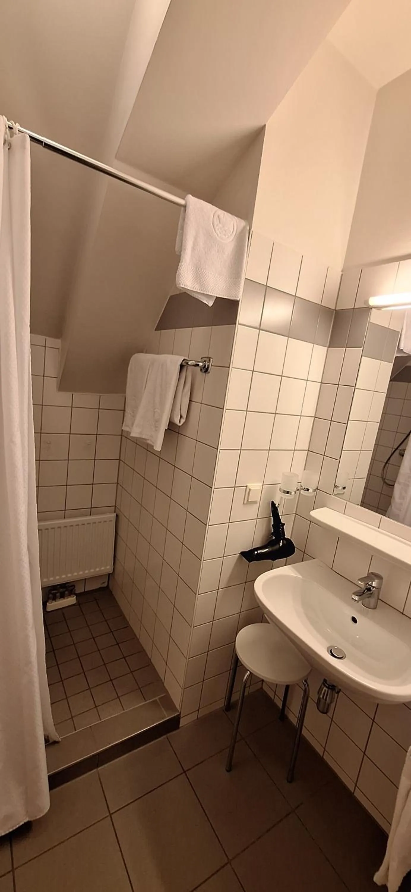 Shower in Gästehaus Deutscher Orden Wien