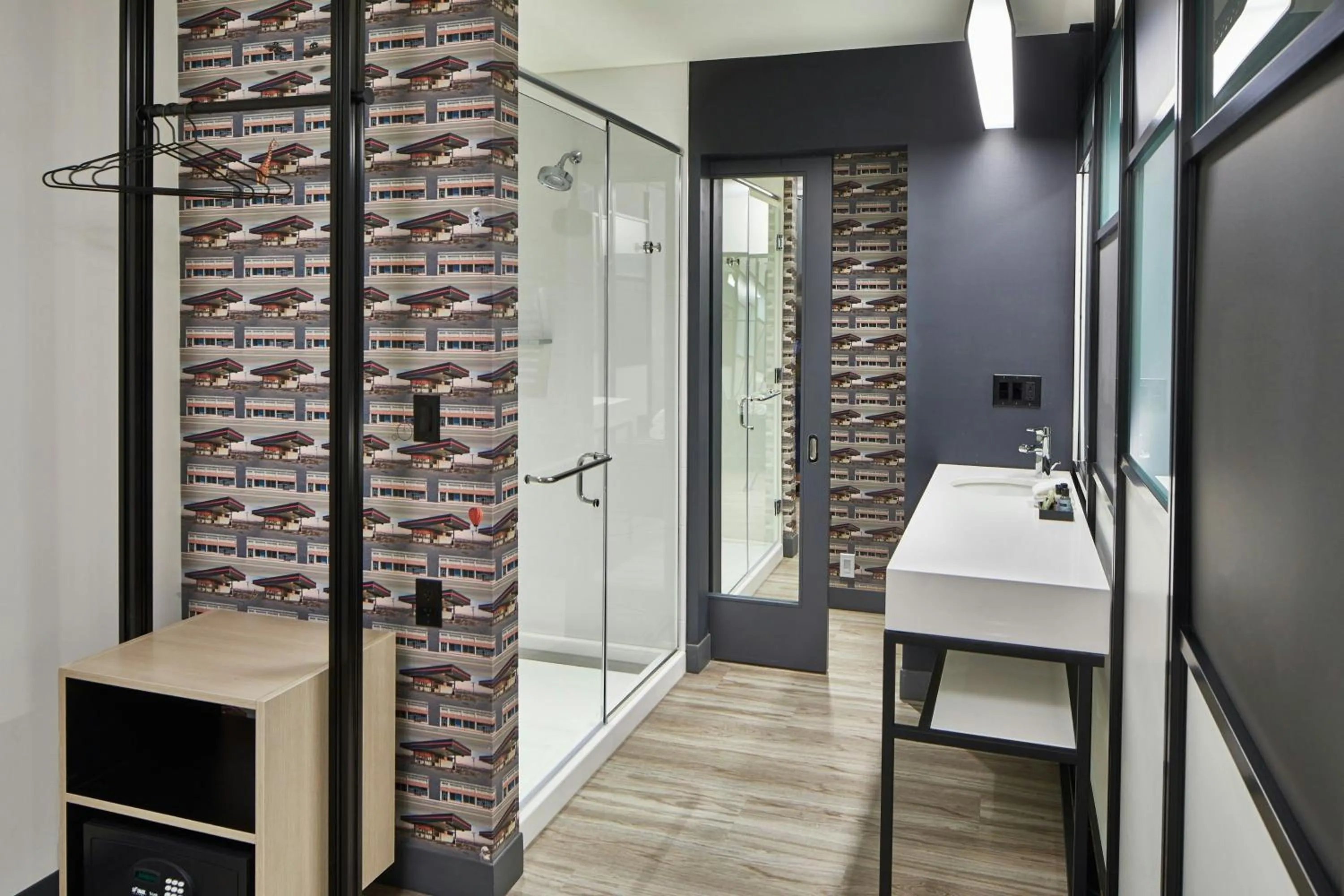 Bathroom in Aloft Wilmington at Coastline Center