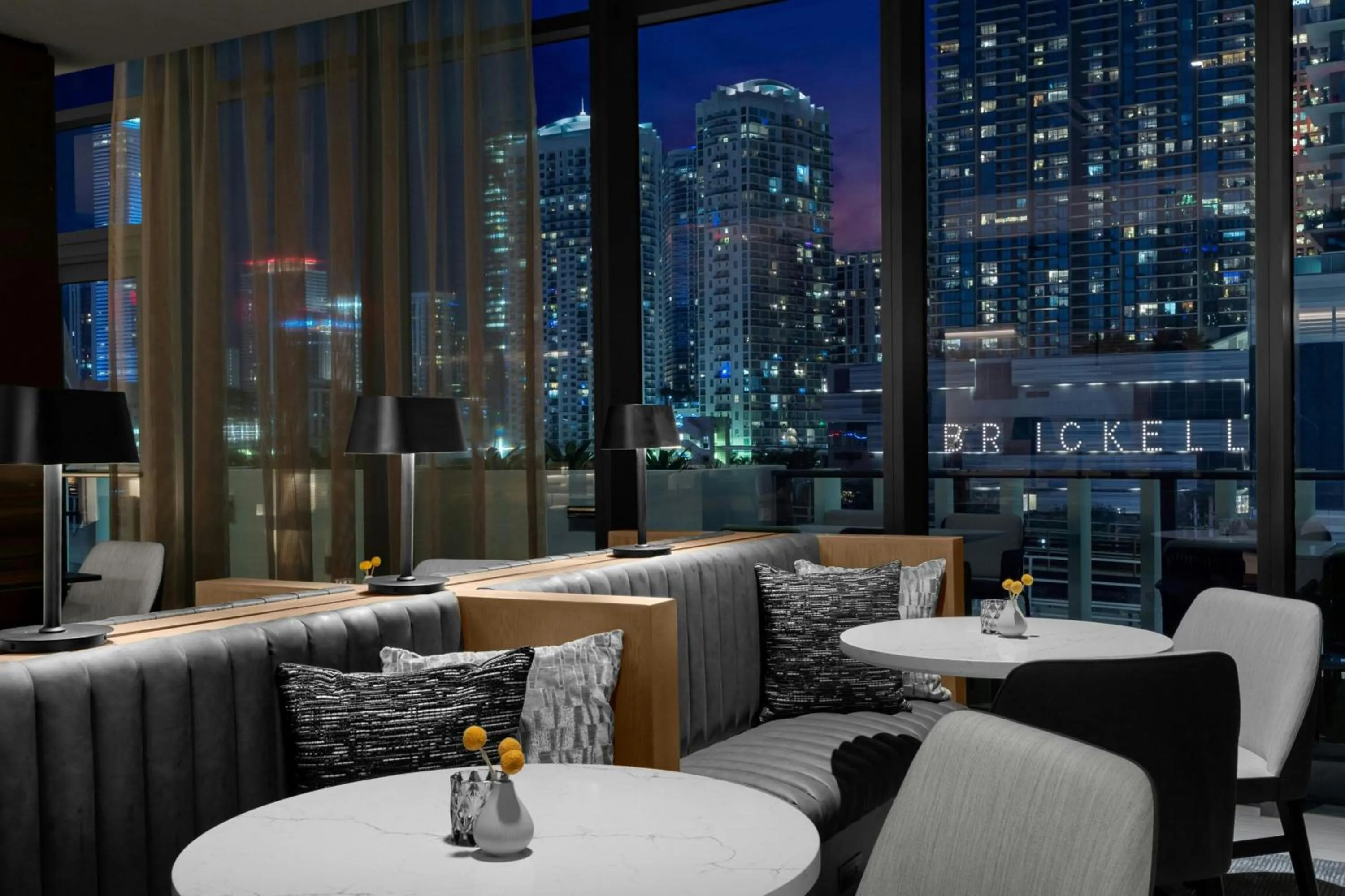 Lounge or bar in Element Miami Brickell