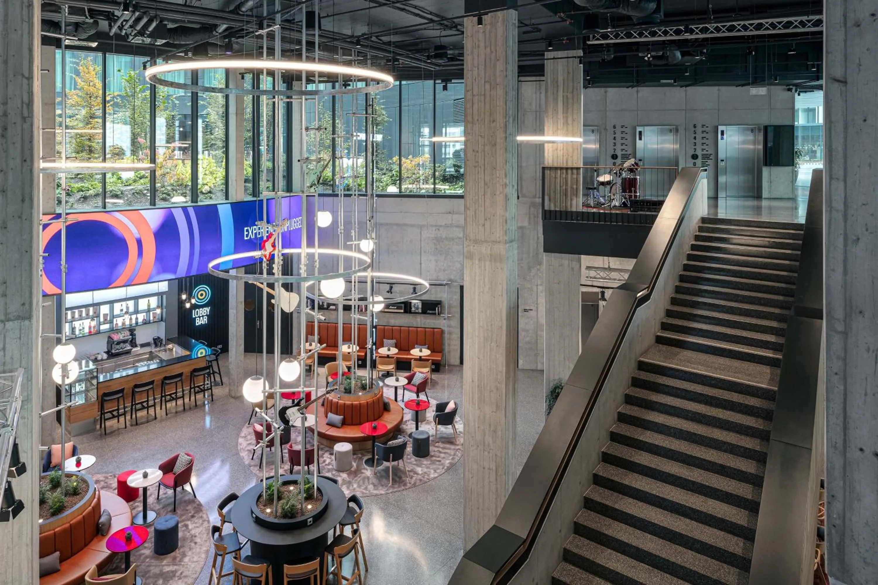 Lobby or reception in STAGES HOTEL Prague, a Tribute Portfolio Hotel