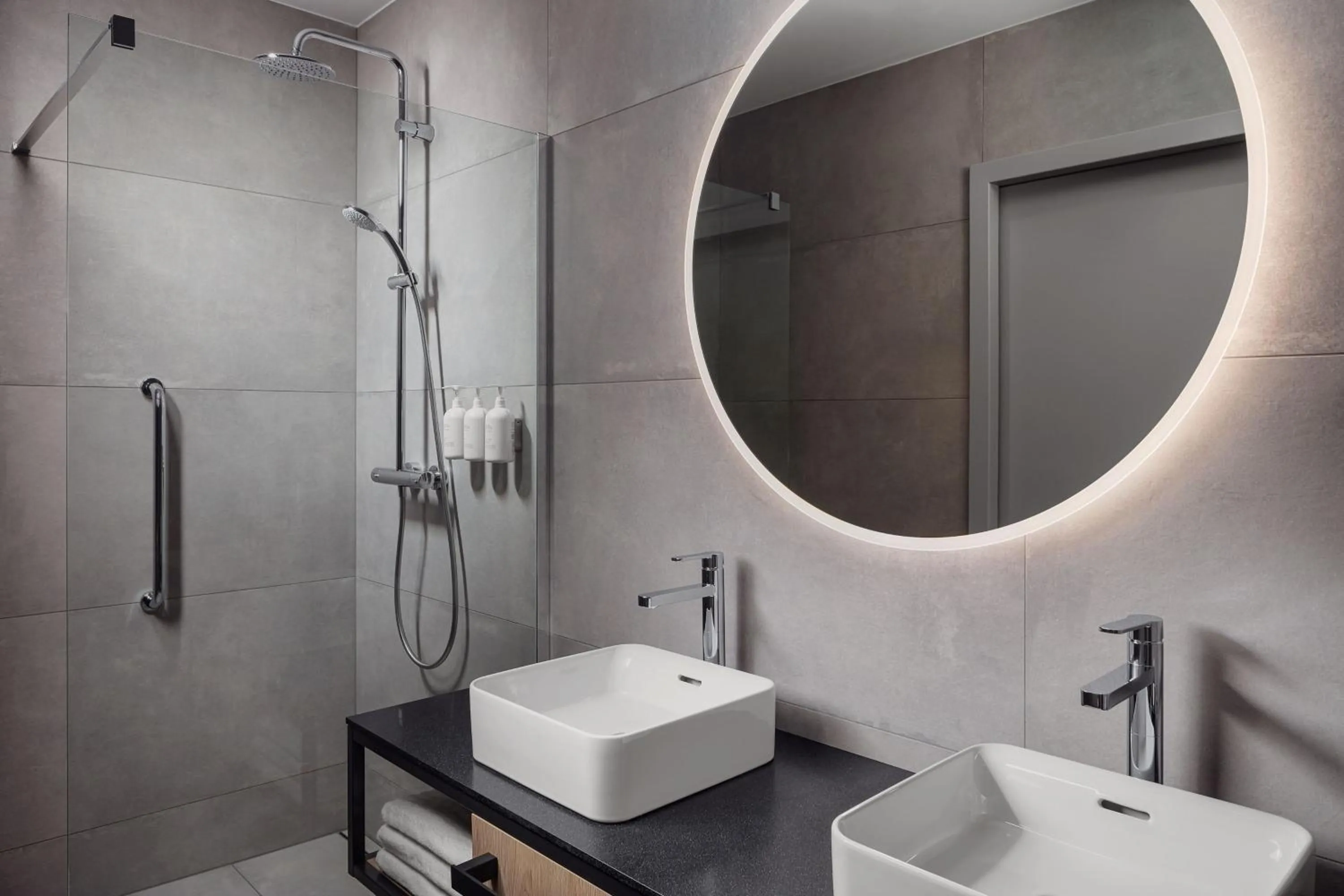 Bathroom in STAGES HOTEL Prague, a Tribute Portfolio Hotel