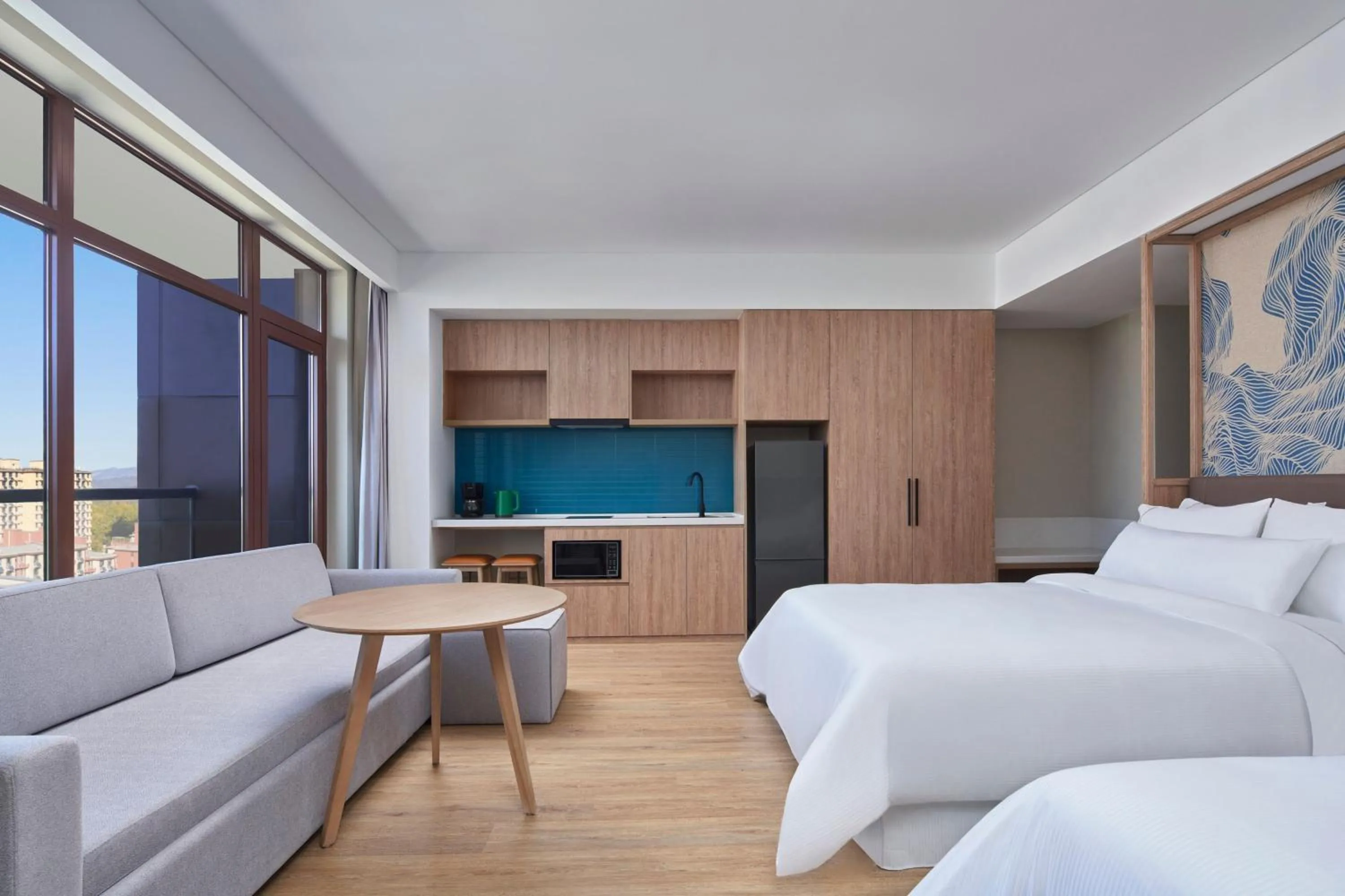 Photo of the whole room in Element Beijing Yanqing