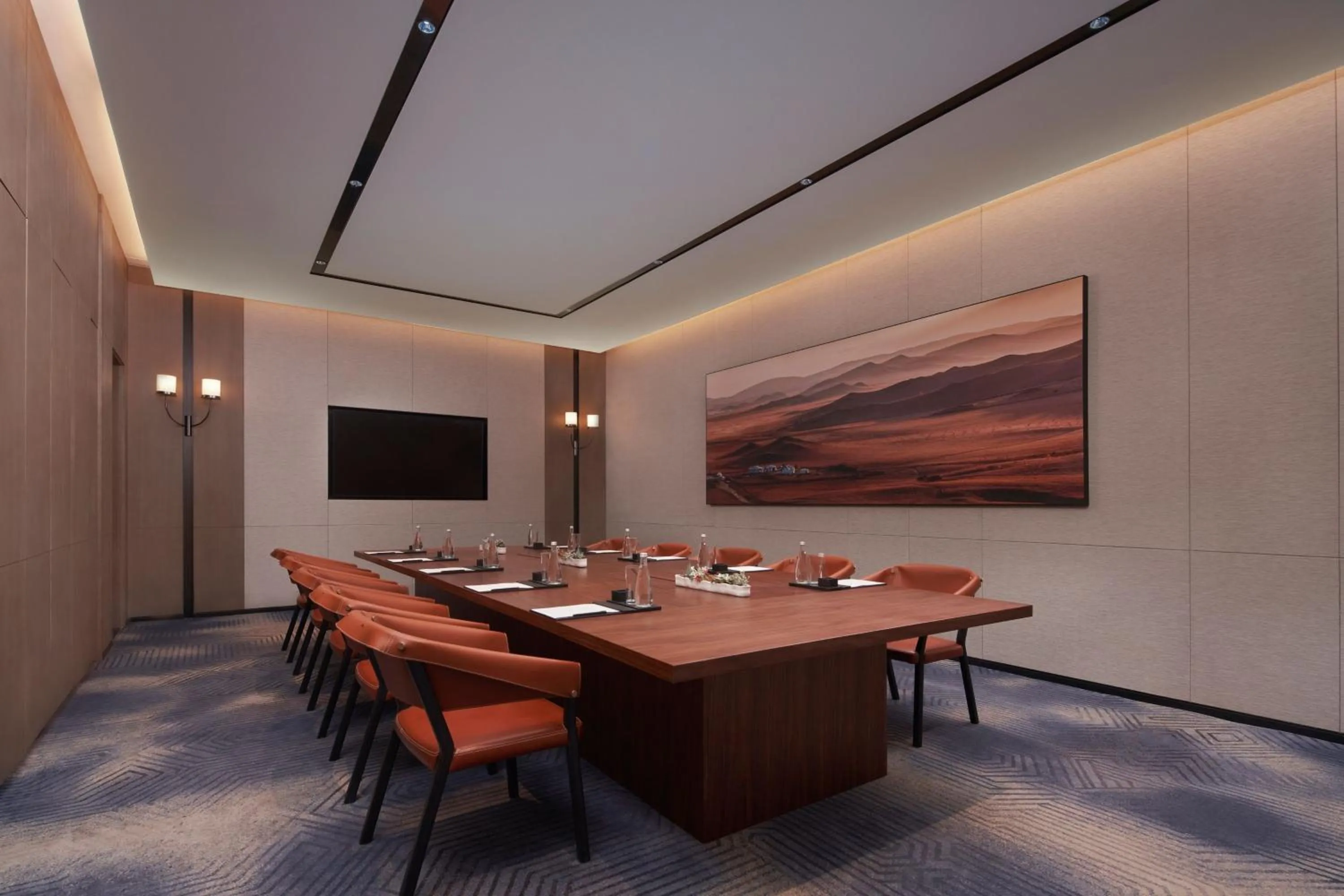 Meeting/conference room in Beijing Marriott Hotel Yanqing
