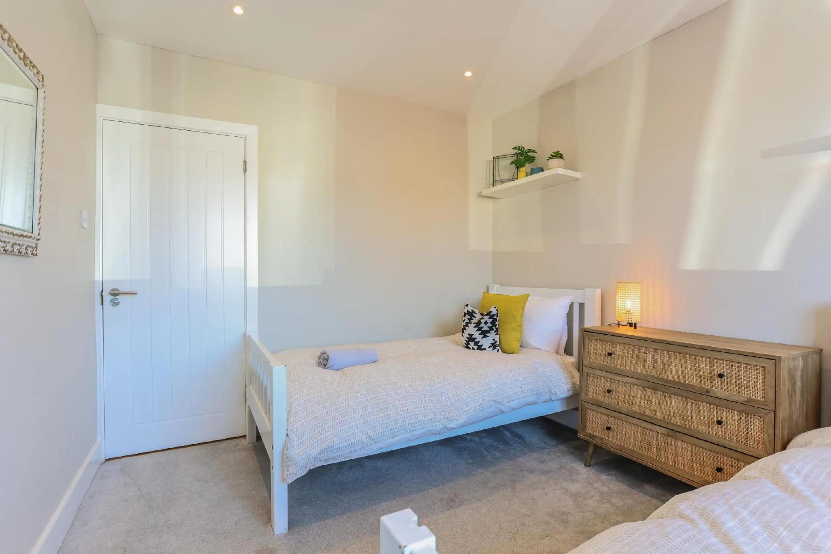 Bedroom, Bed in Iona 4 bed luxury in the heart of Bracklesham Bay