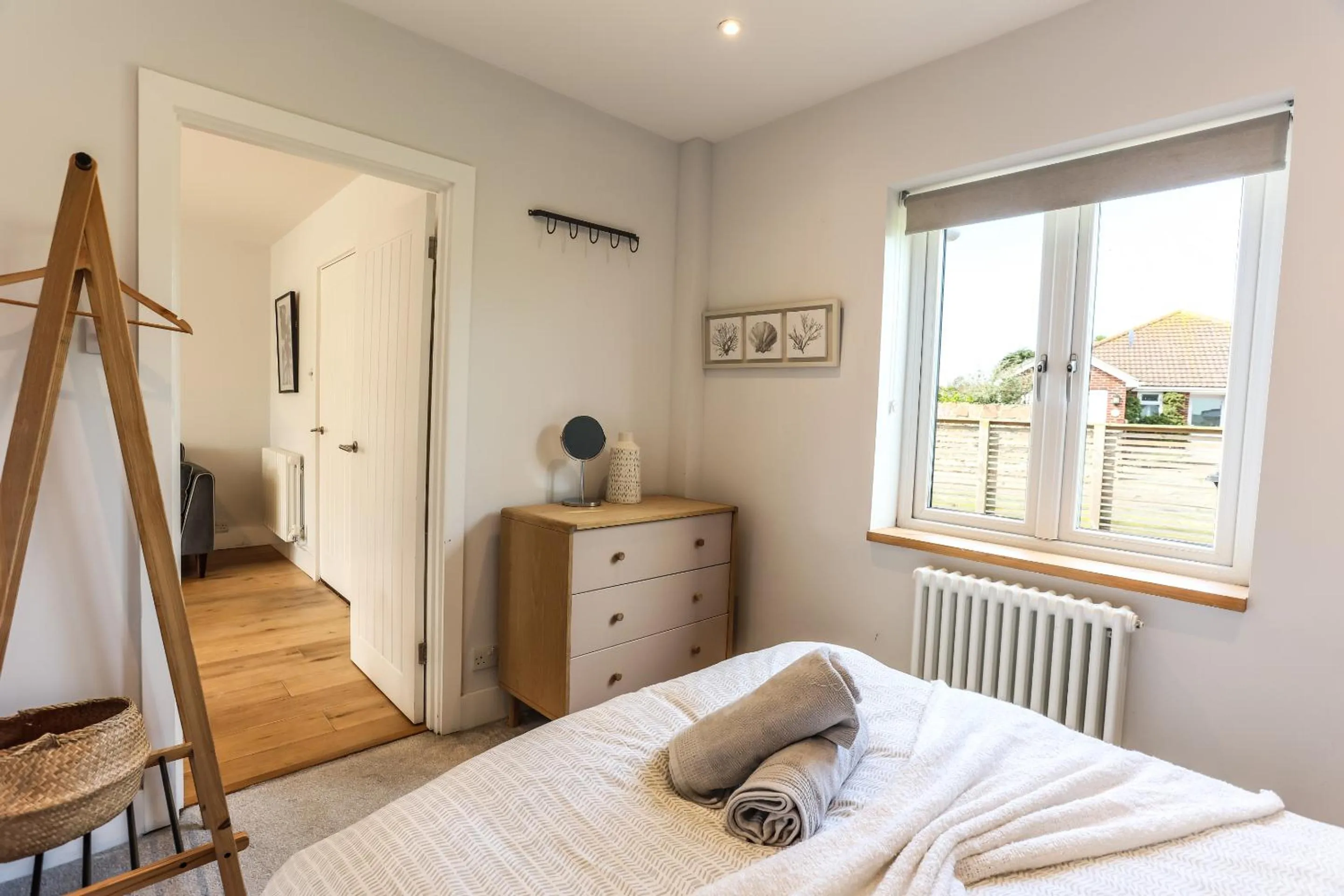 Bedroom, Bed in Iona 4 bed luxury in the heart of Bracklesham Bay